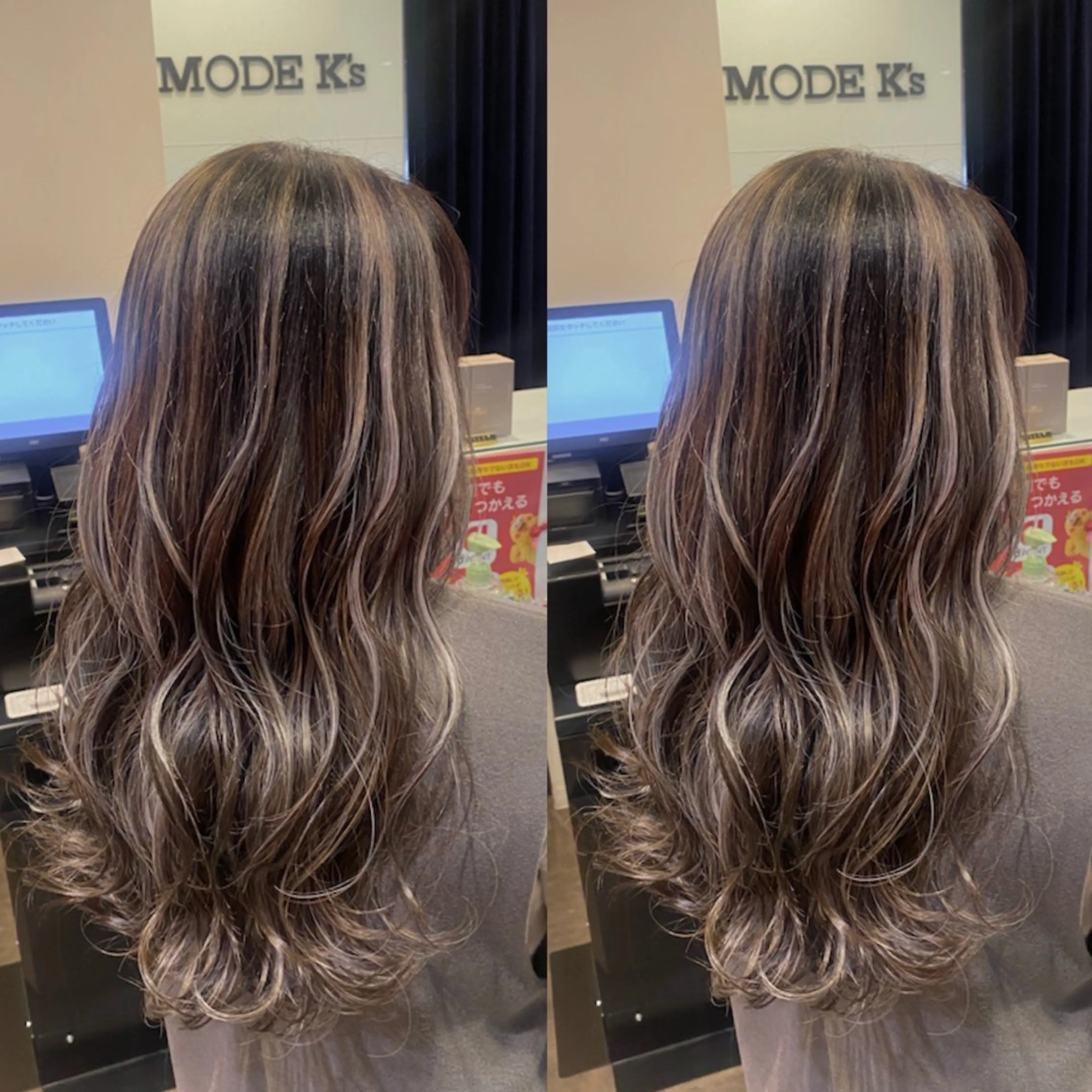 セミロング カラー ヘアカラー トリートメント 【カラー指名No 1✨】HIBIKIのヘアスタイル