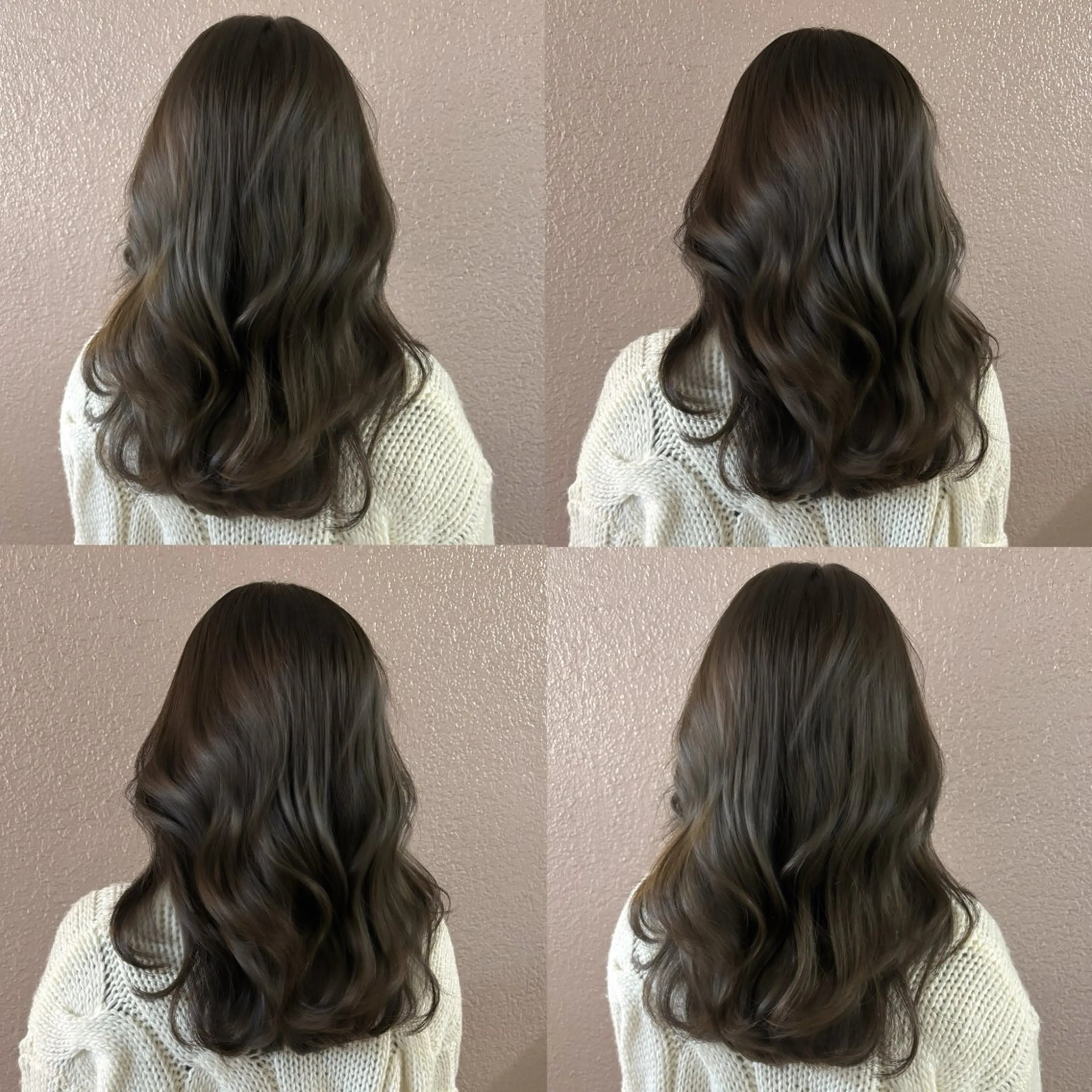 ミディアム カラー ブリーチ ブリーチなしカラー シアカラー×髪質改善 技術保証/浦前翼のヘアスタイル