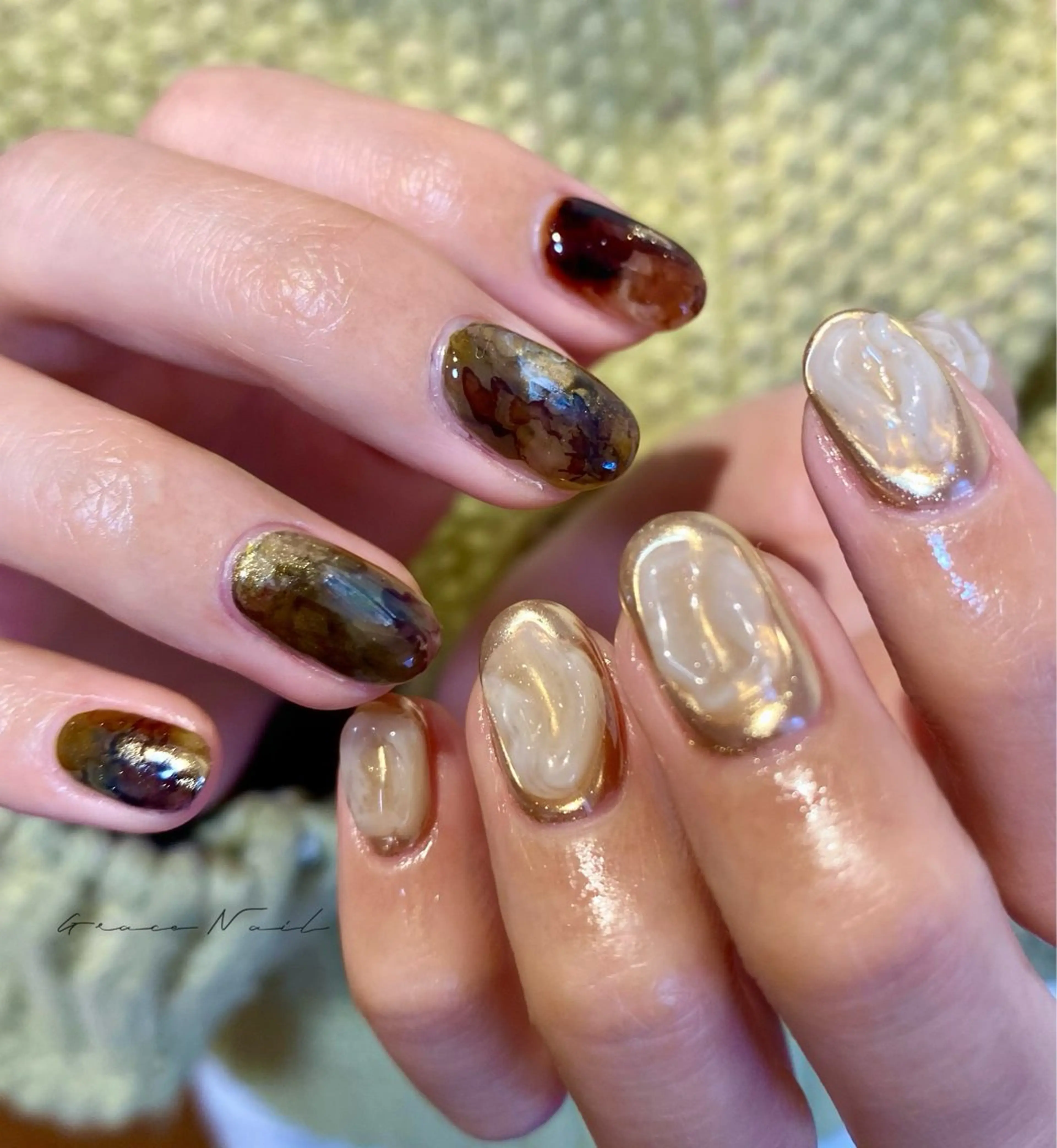 ネイル ハンドネイル ☆*。Grace Nail。*☆のネイルデザイン