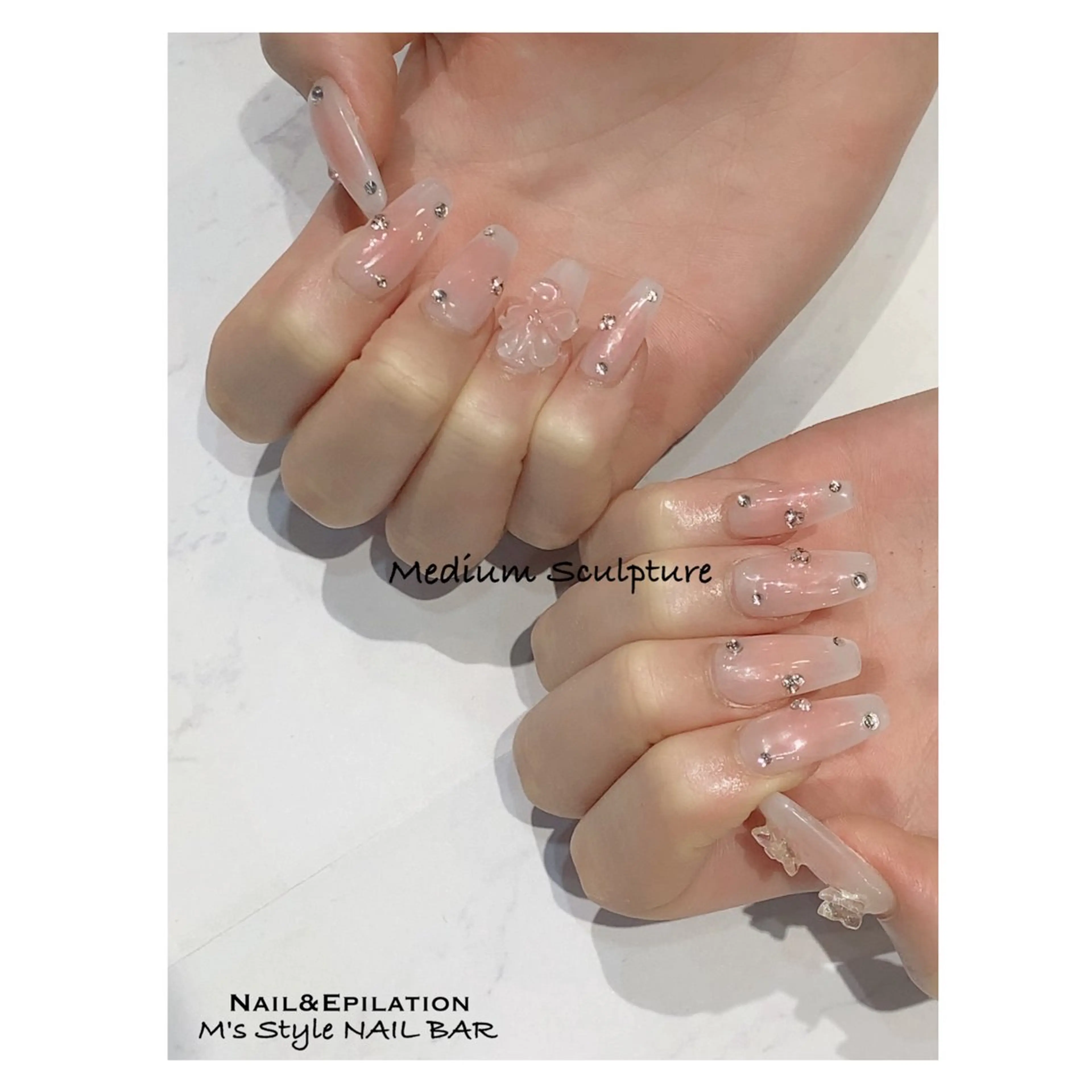 ネイル 成人式 フットネイル フレンチネイル ジェルネイル 韓国ネイル ハンドネイル M's Style NAIL BARのネイルデザイン