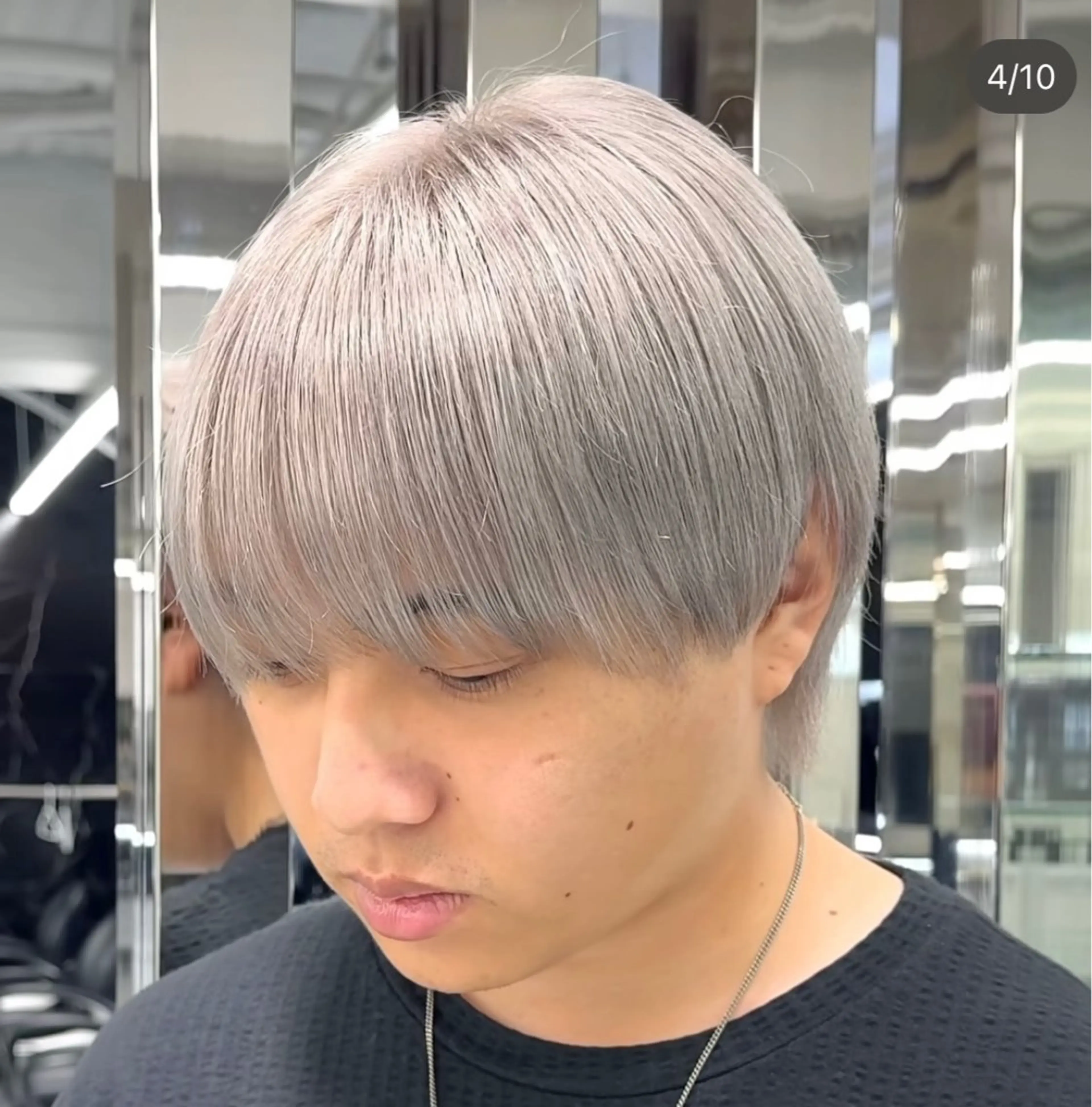 ショート ヘアカラー トリートメント ヘアセット 蛯原 興輝のヘアスタイル