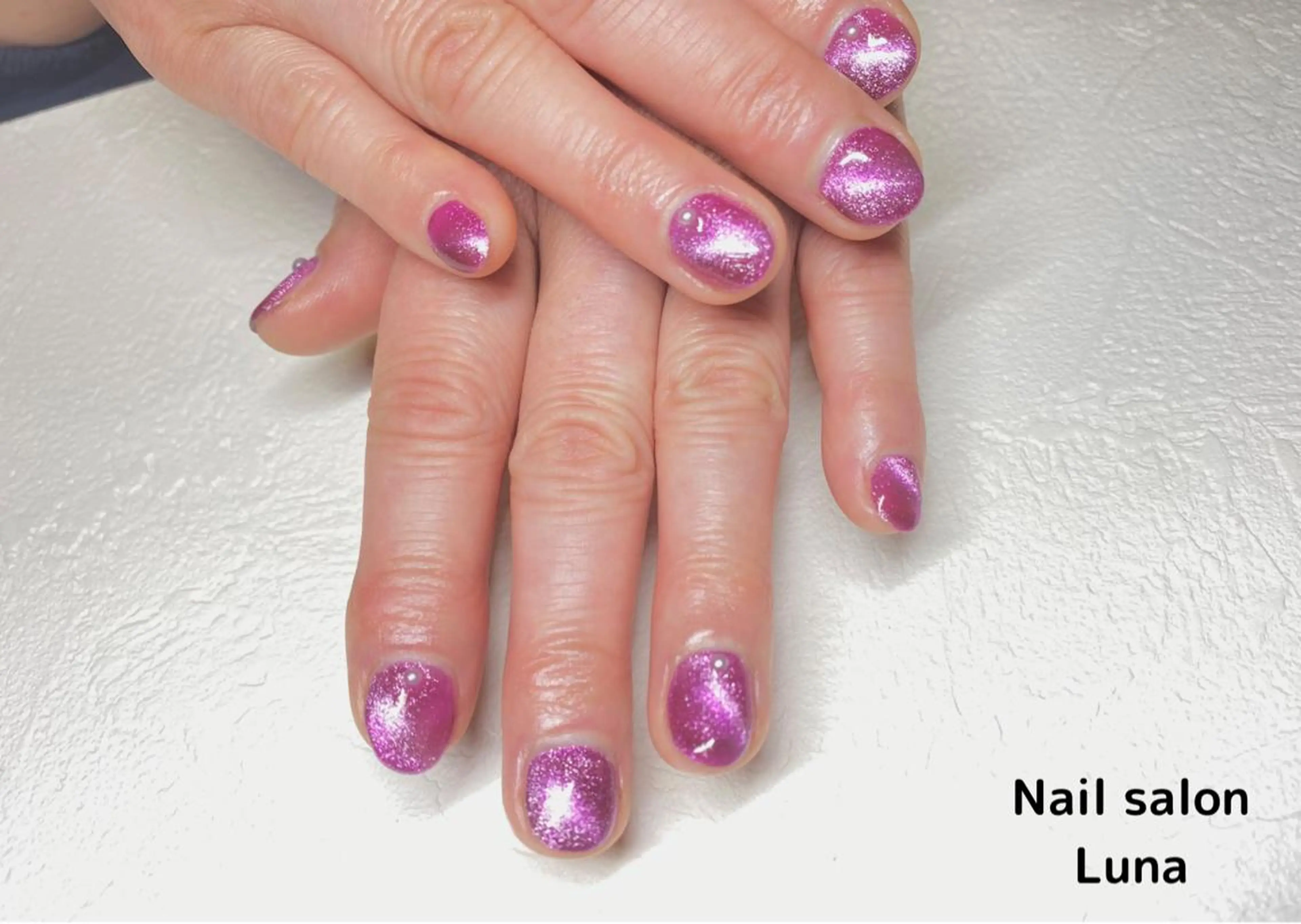 ネイル ジェルネイル マグネットネイル 加藤 美穂のネイルデザイン