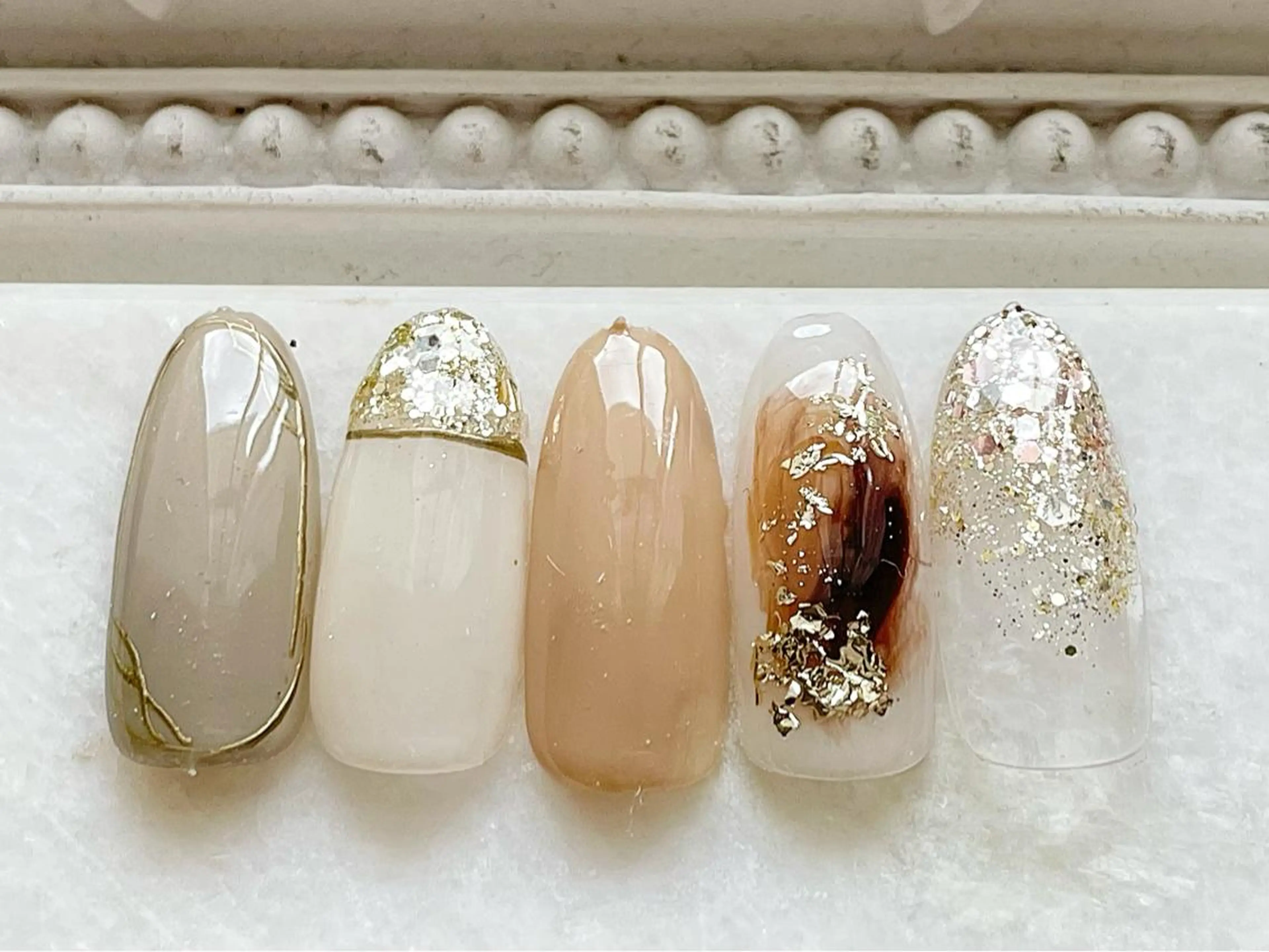 ネイル ジェルネイル ニュアンスネイル パラジェル ハンドネイル Satomi  のネイルデザイン