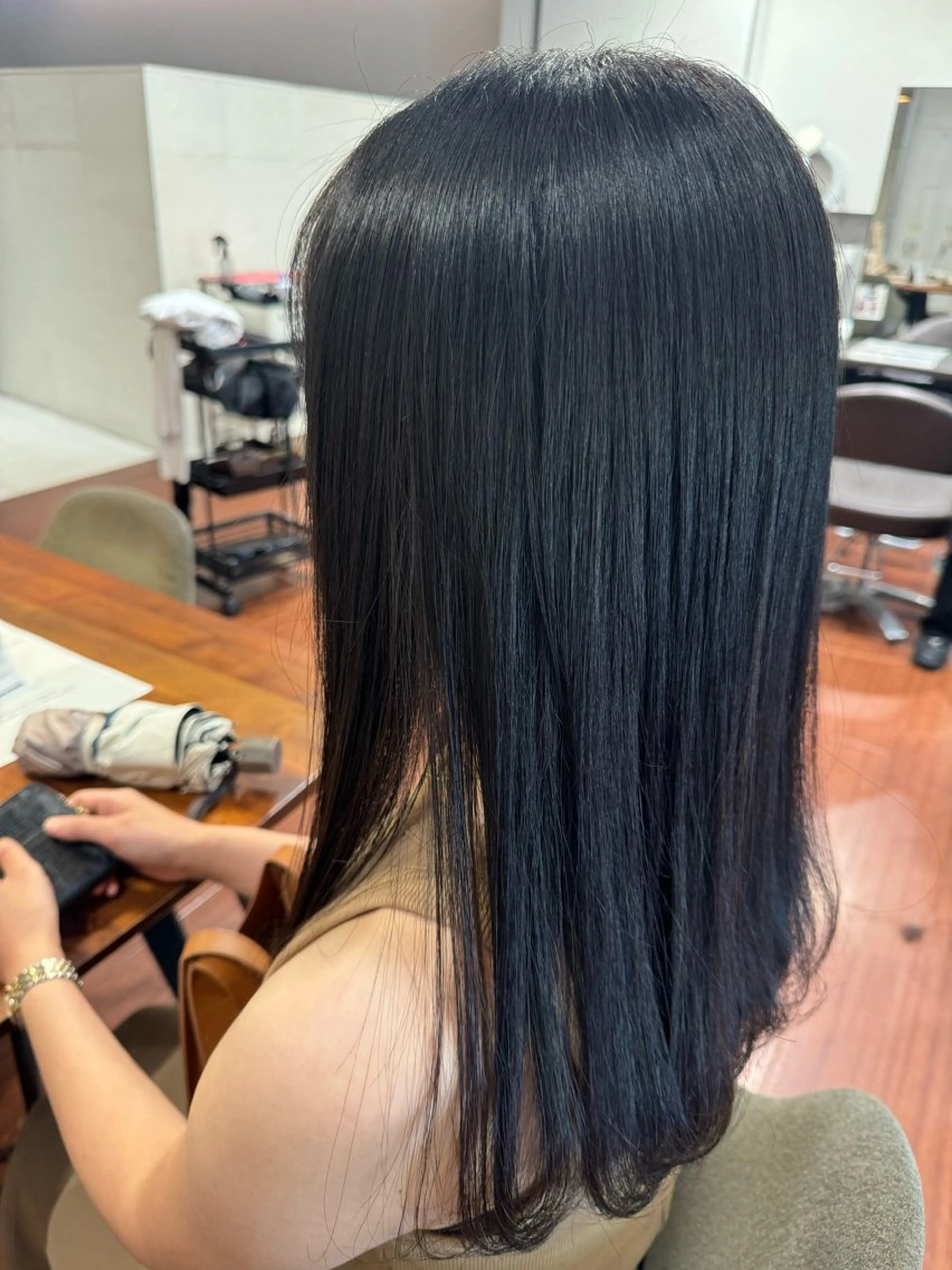セミロング カラー megumi ⭐︎のヘアスタイル