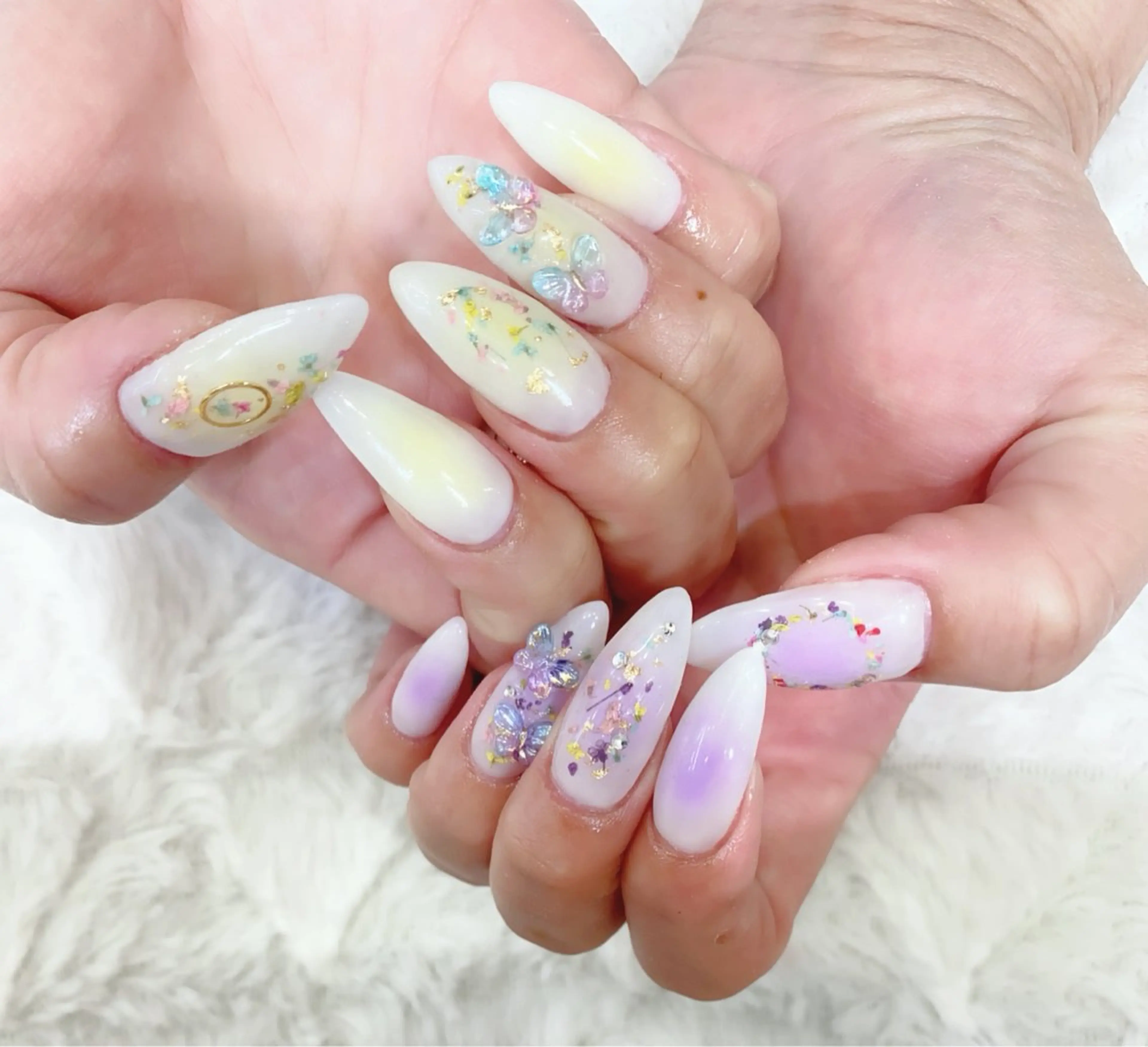 ネイル 春ネイル ハンドネイル ネイルサロン nail_upのネイルデザイン