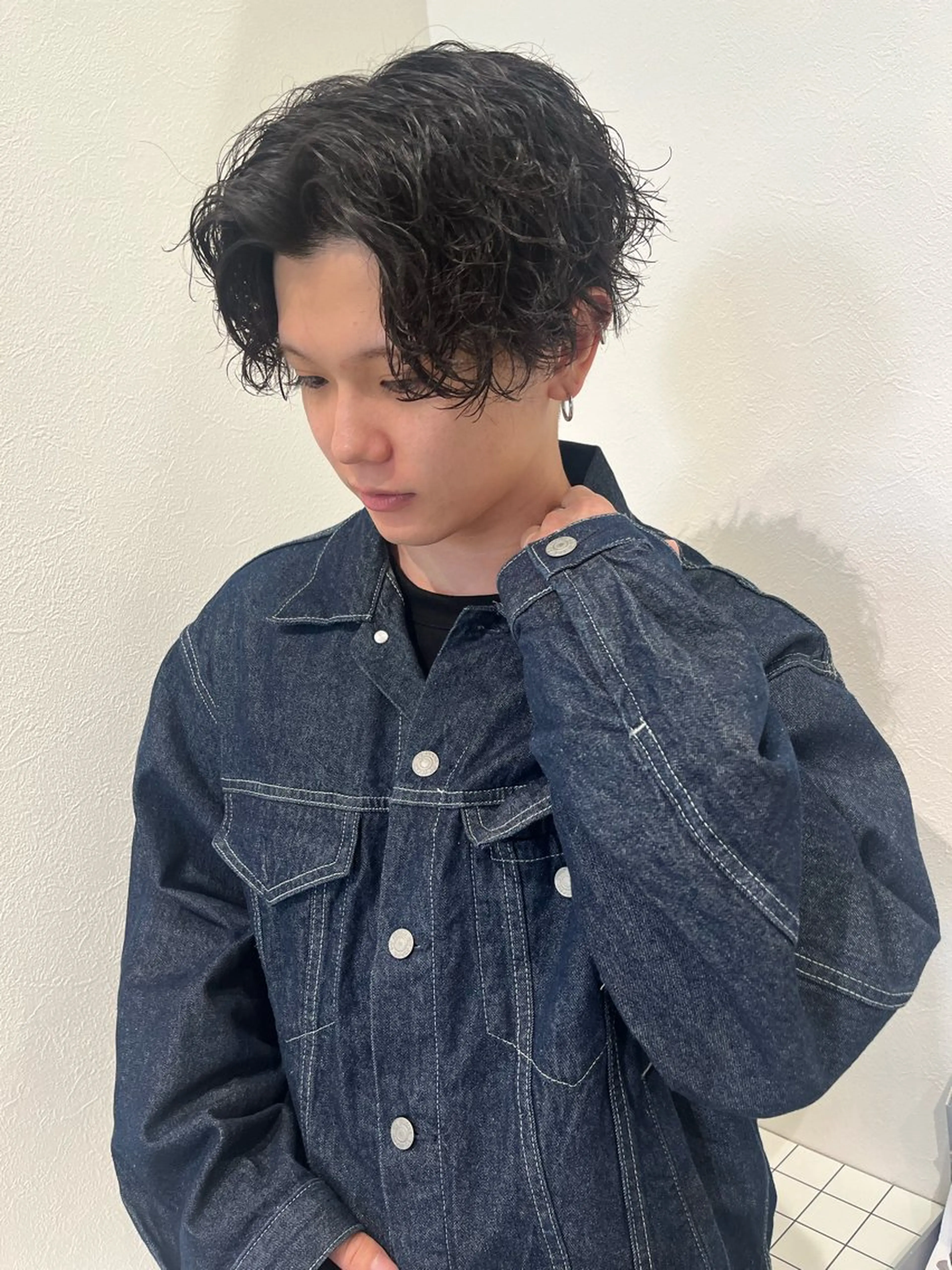 ミディアム パーマ ミディアムパーマ スパイラルパーマ keshiki🦋 Nanaのヘアスタイル