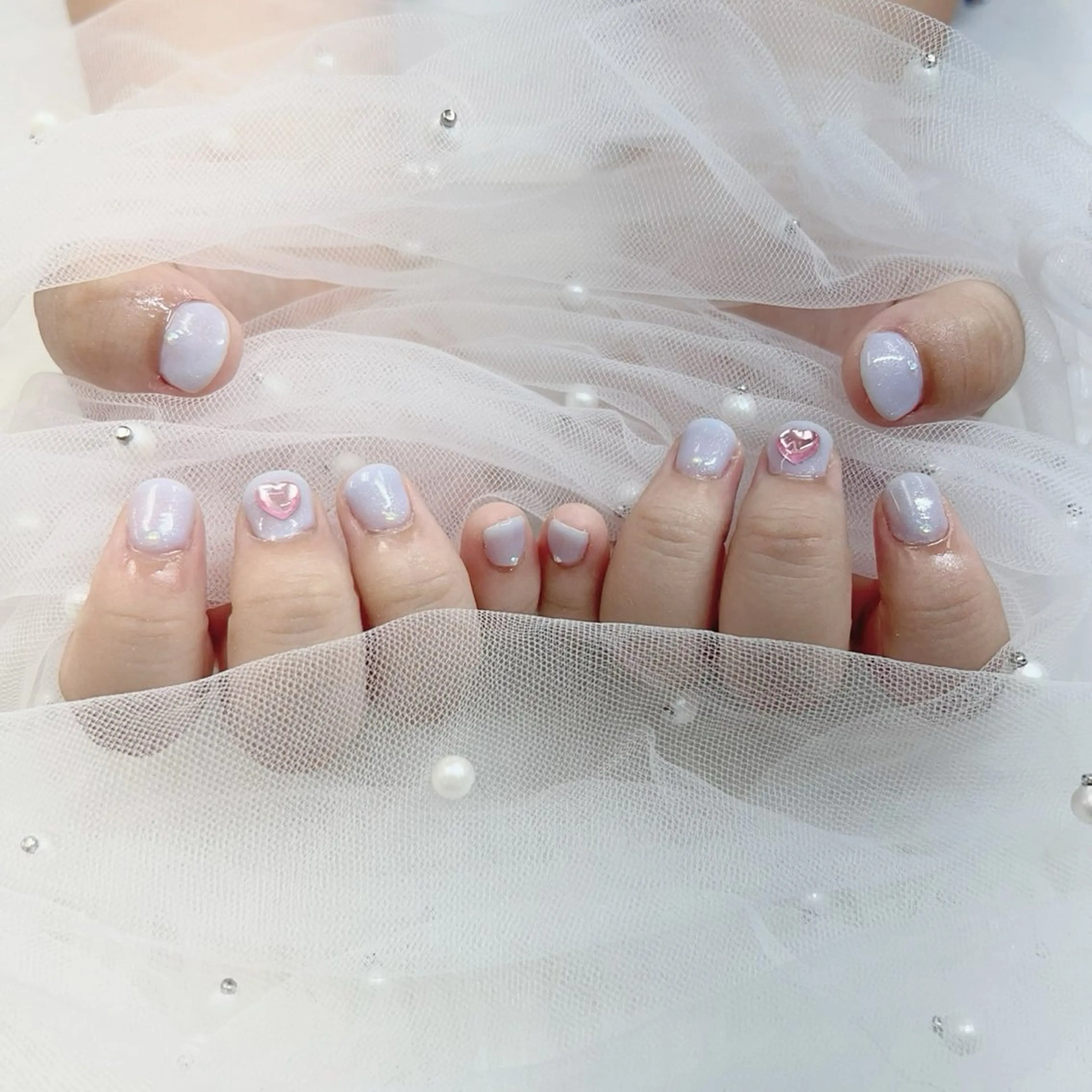 ネイル パーツ全部¥110 サロンミミのネイルデザイン