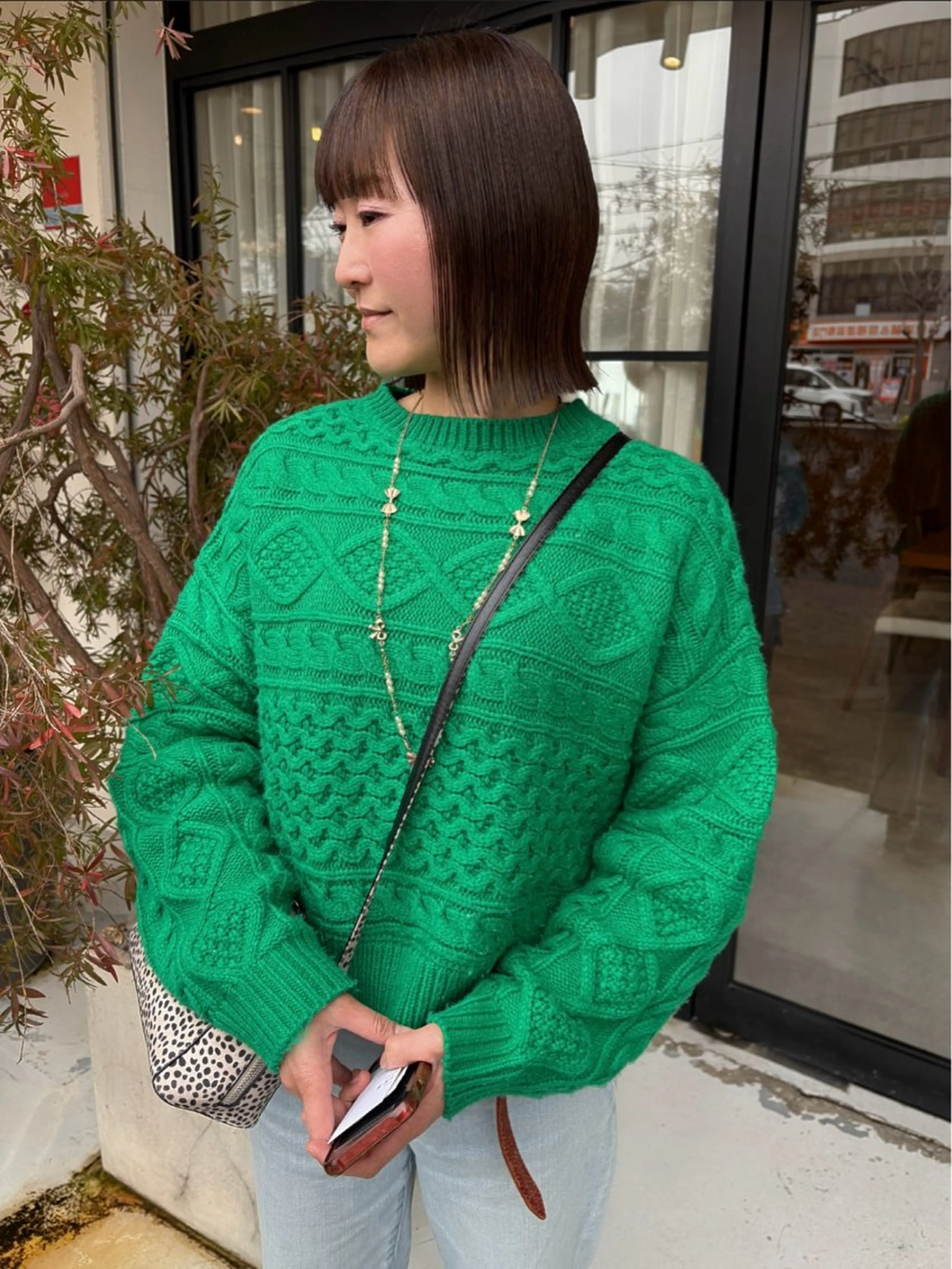 ミディアム 和泉市フルール 古賀　薫のヘアスタイル