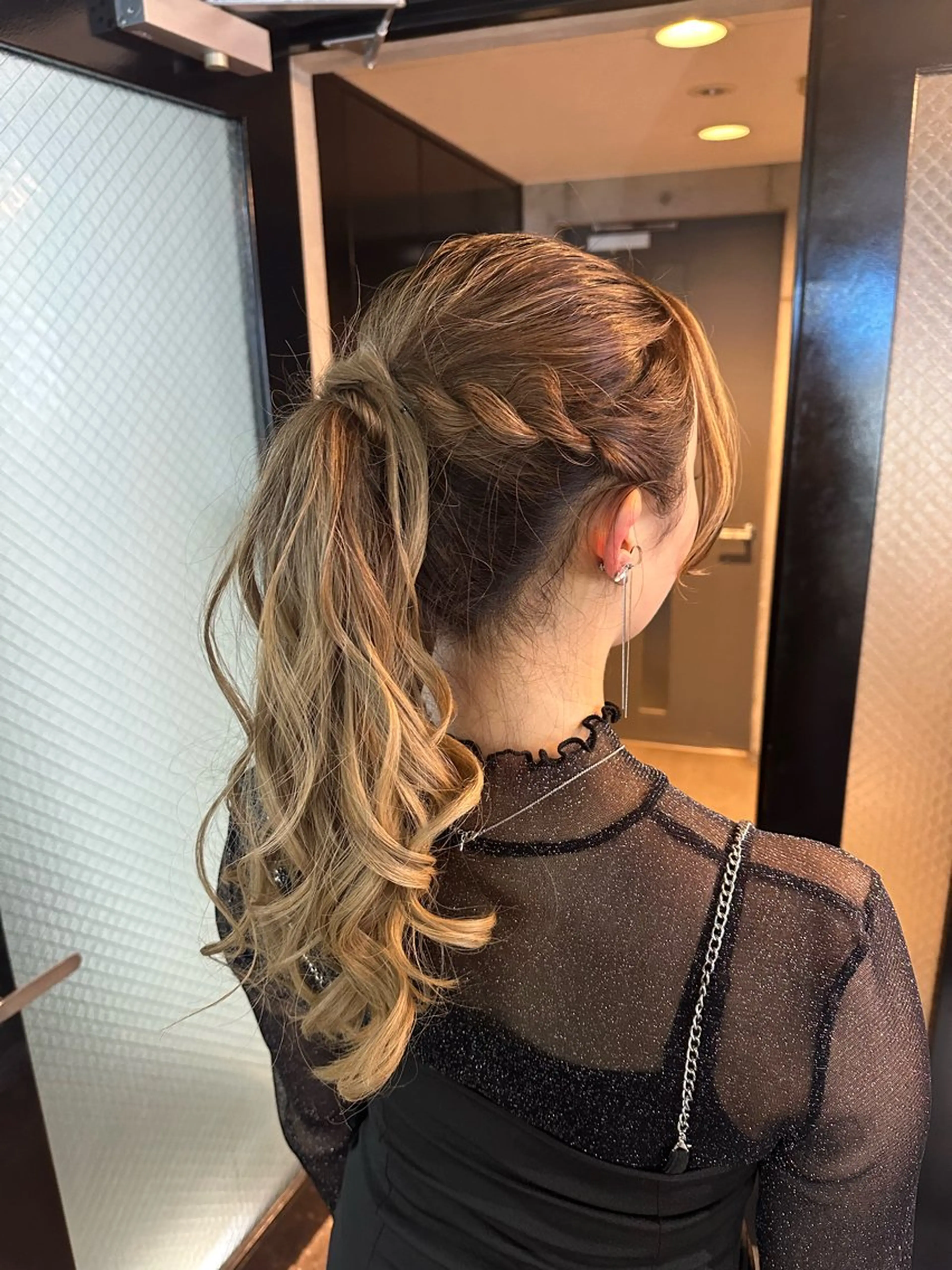 ロング ヘアセット 髪質改善⭐️縮毛矯正 中野⭐️Rinaのヘアスタイル