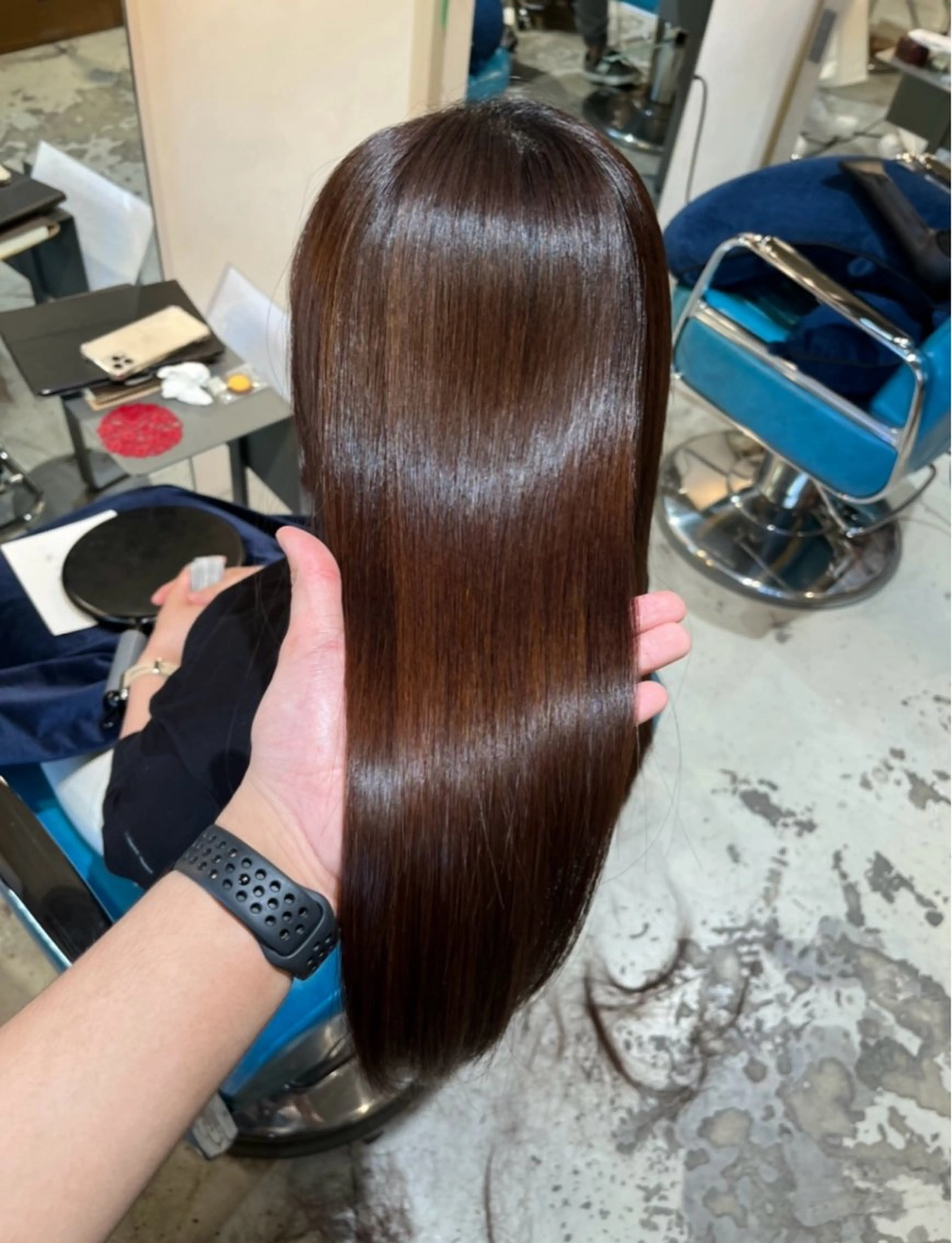 セミロング 縮毛矯正 トリートメント 必ず笑顔で帰っていた だきます！安田祐貴のヘアスタイル