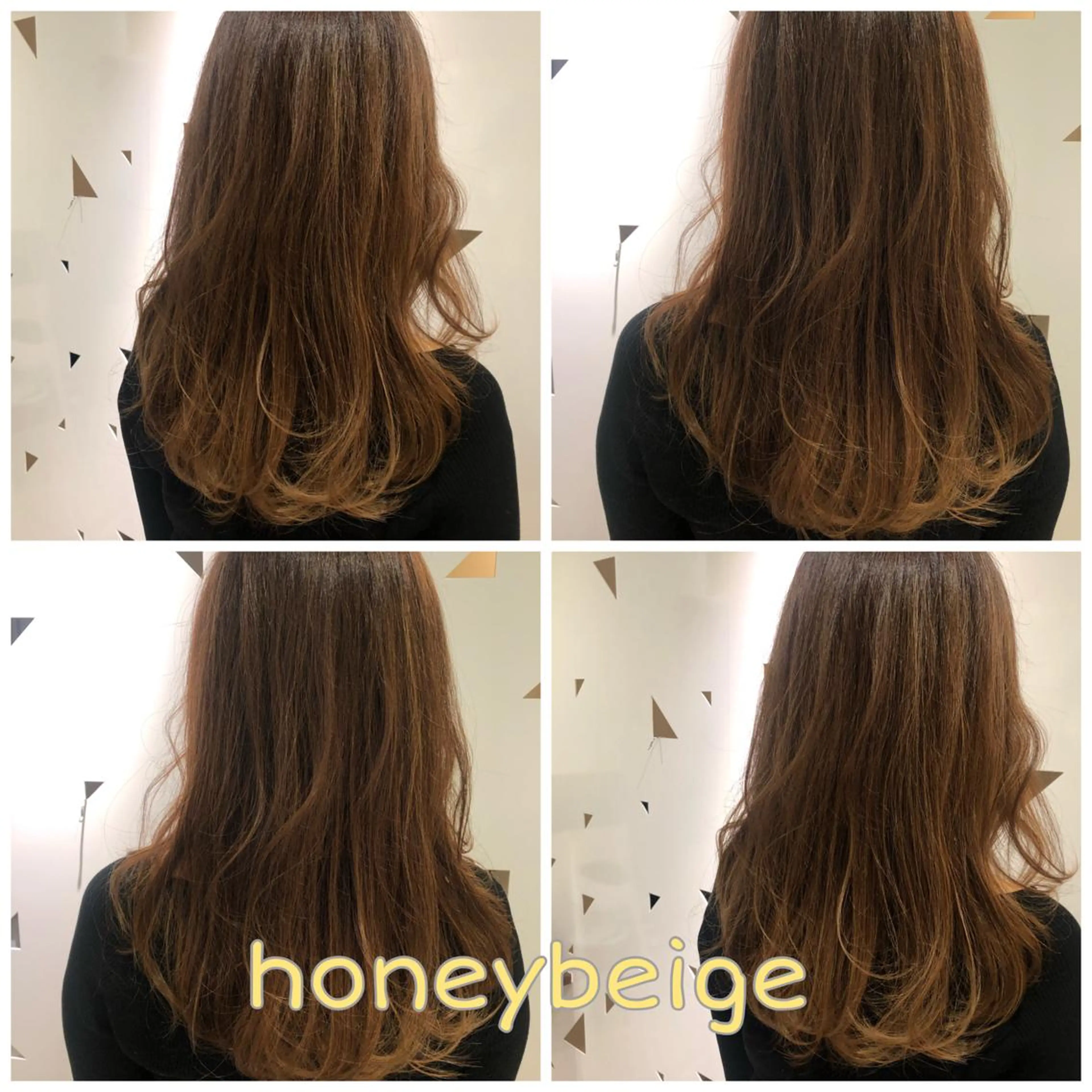 セミロング カラー 髪質改善✨️透明感カ ラー✧*。山下さいみのヘアスタイル