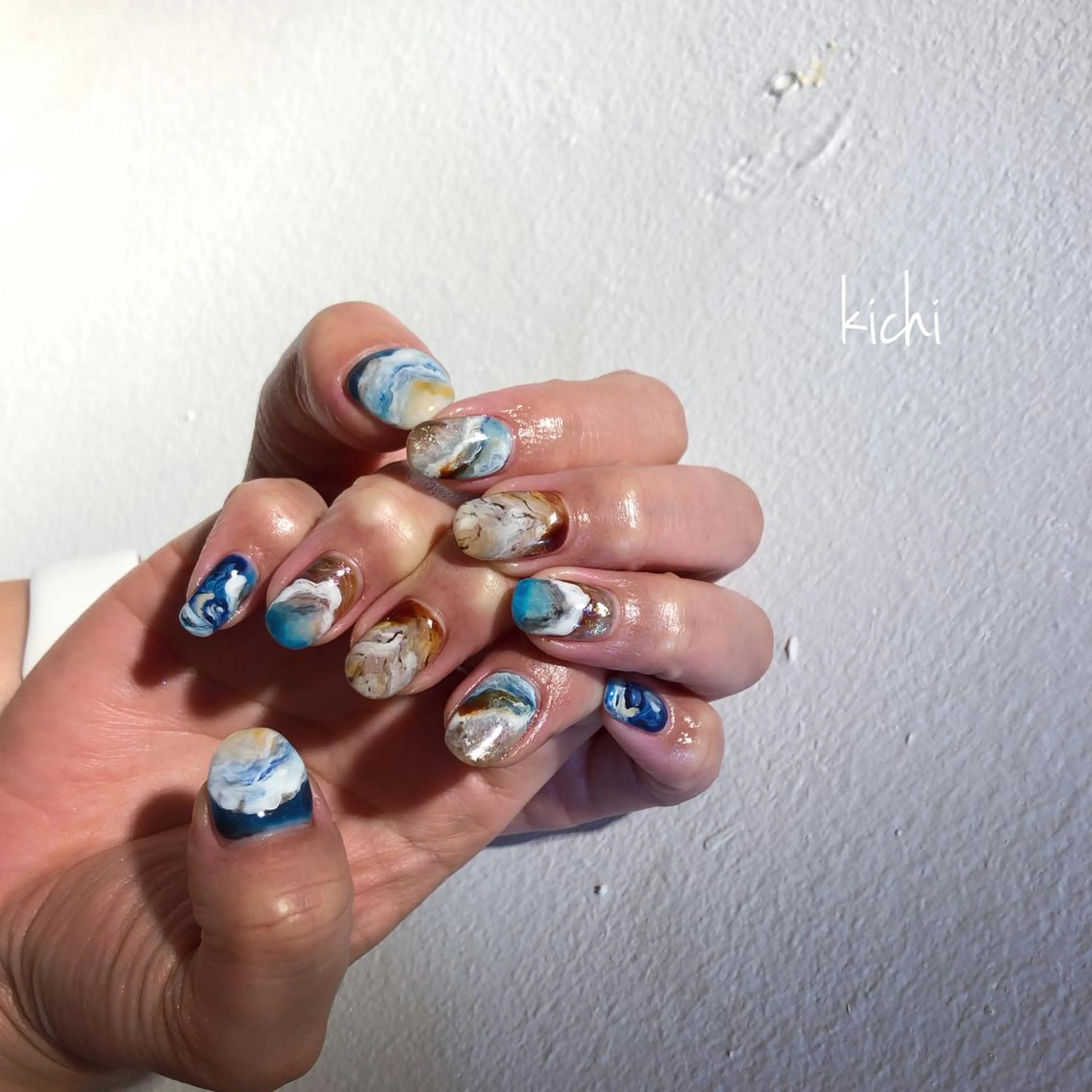 ネイル kichi･: *のネイルデザイン