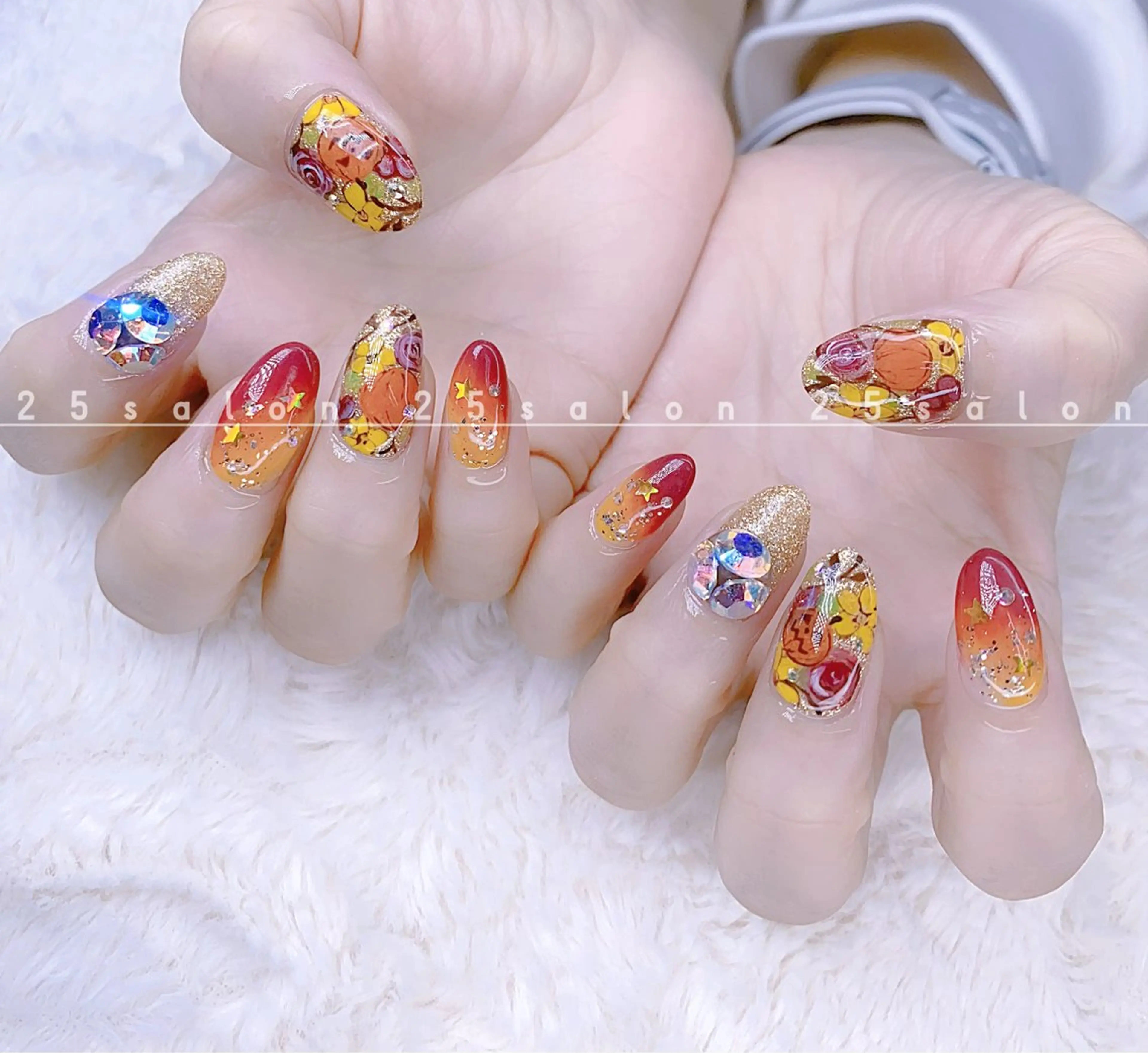 ネイル ジェルネイル 韓国ネイル ニュアンスネイル パラジェル ワンホンネイル 2 5のマツエク・マツパデザイン