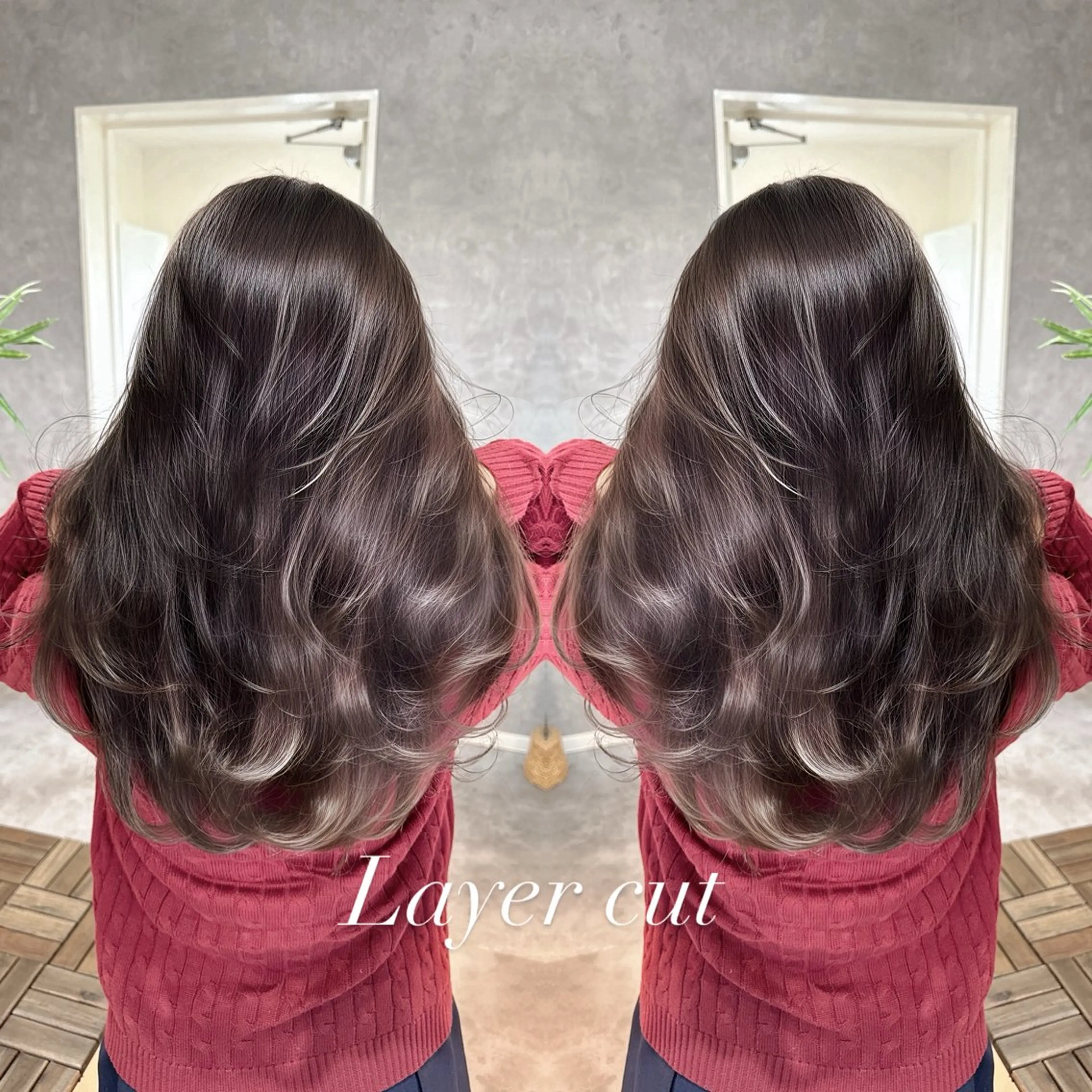 カット ヘアカラー トリートメント 💎レイヤーカット× 髪質改善💎後藤陸のヘアスタイル