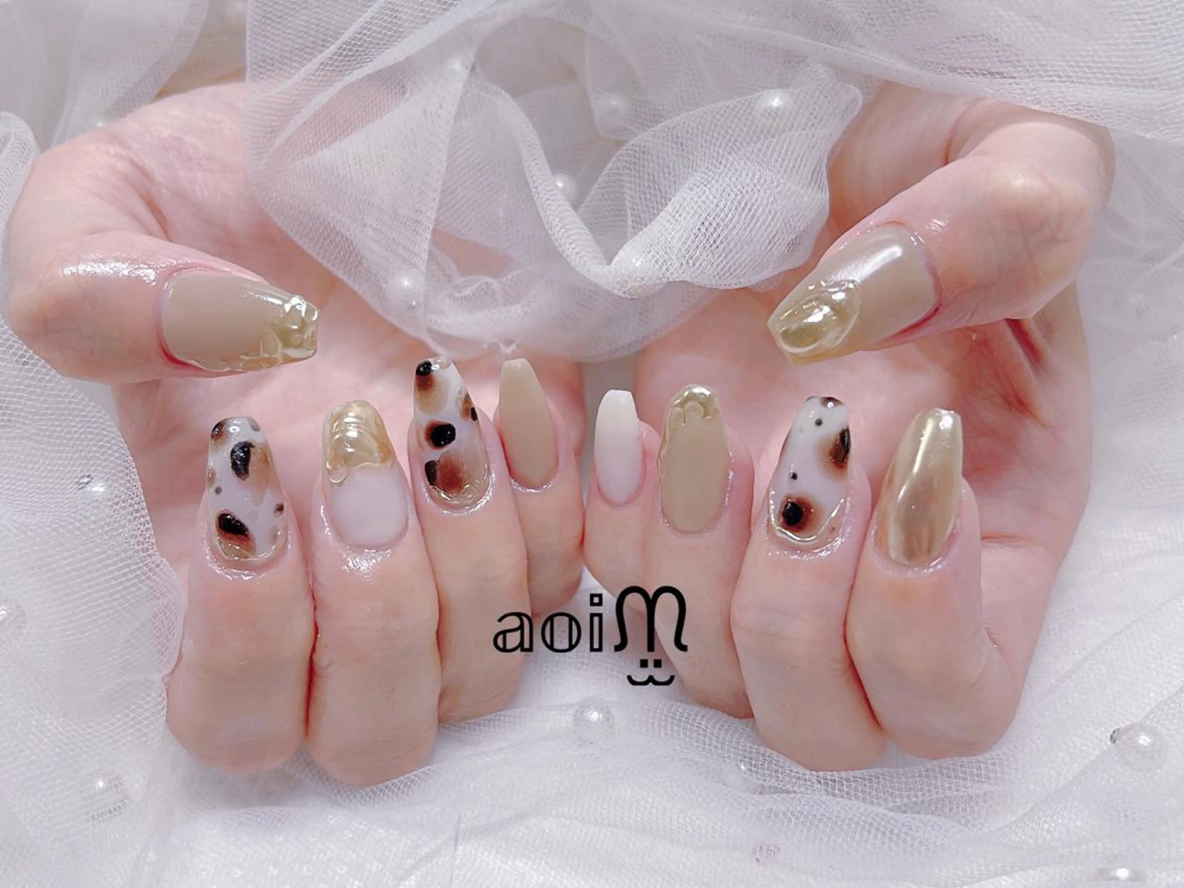 ネイル 葵うさぎ AIのネイルデザイン