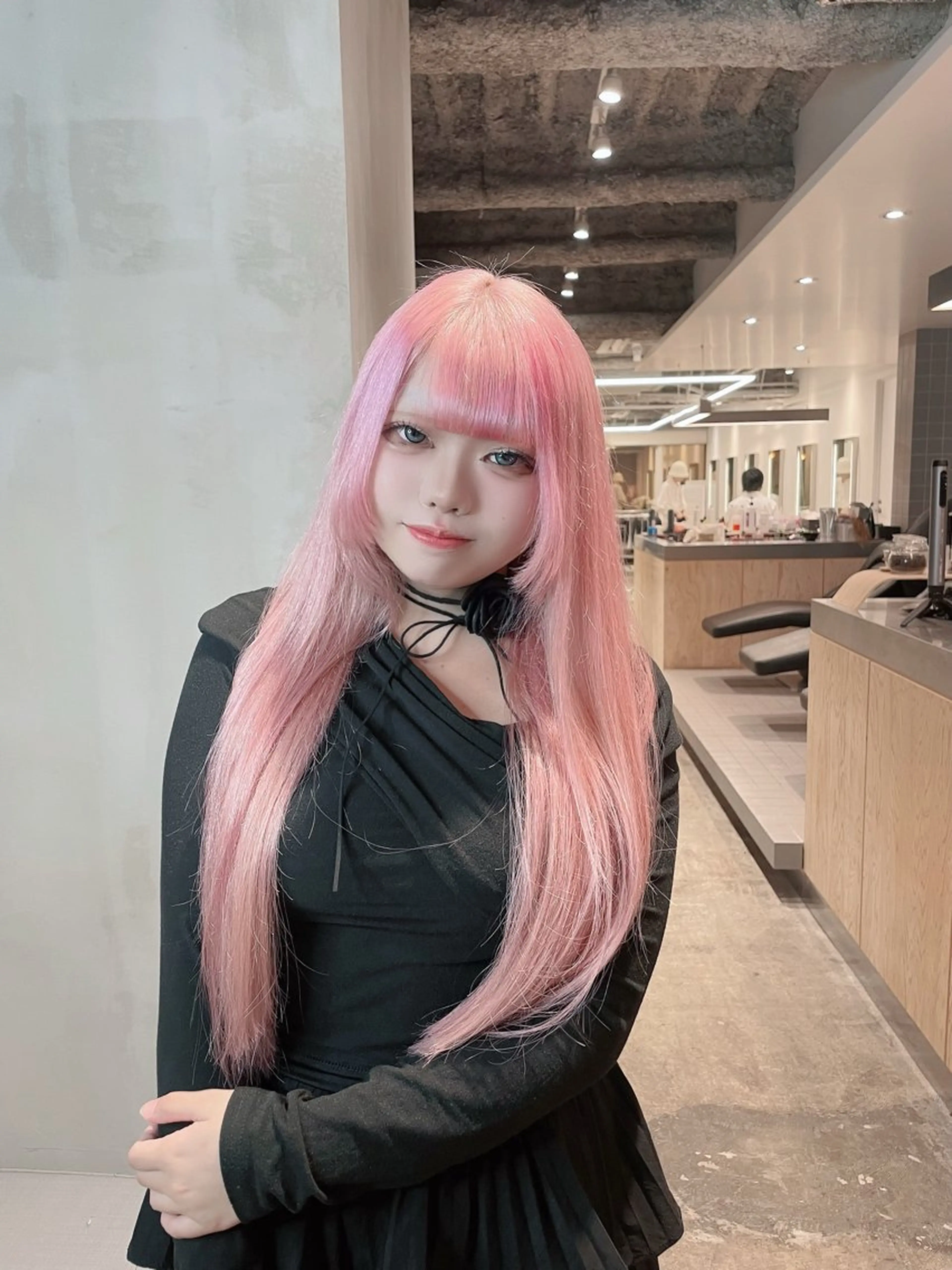 ロング カラー カット ヘアカラー トリートメント ハイトーン/ブリーチ /ウルフ/しゅーたのヘアスタイル