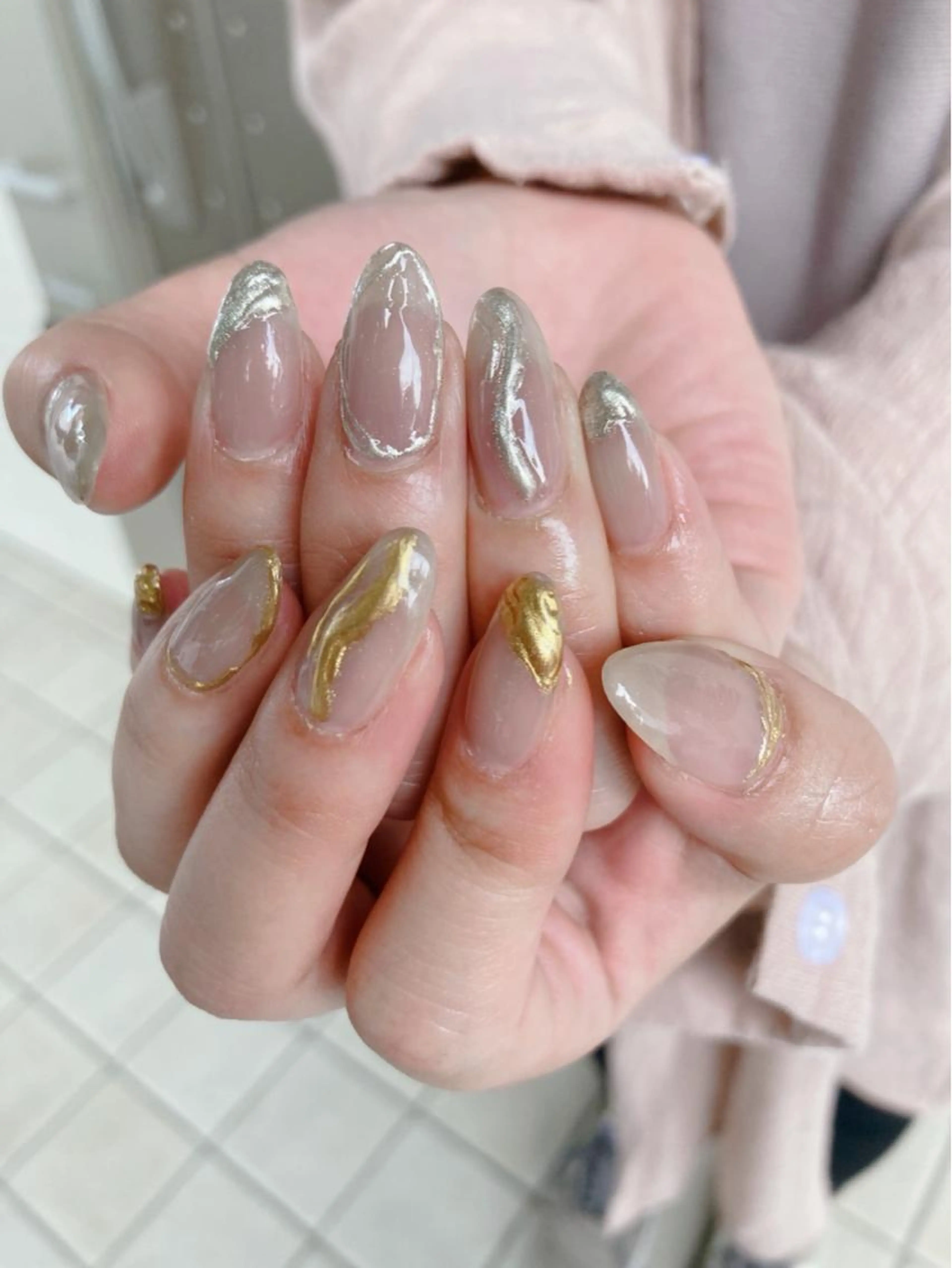 こちらの指定したデザイン(ニュアンス系)です✨️の写真