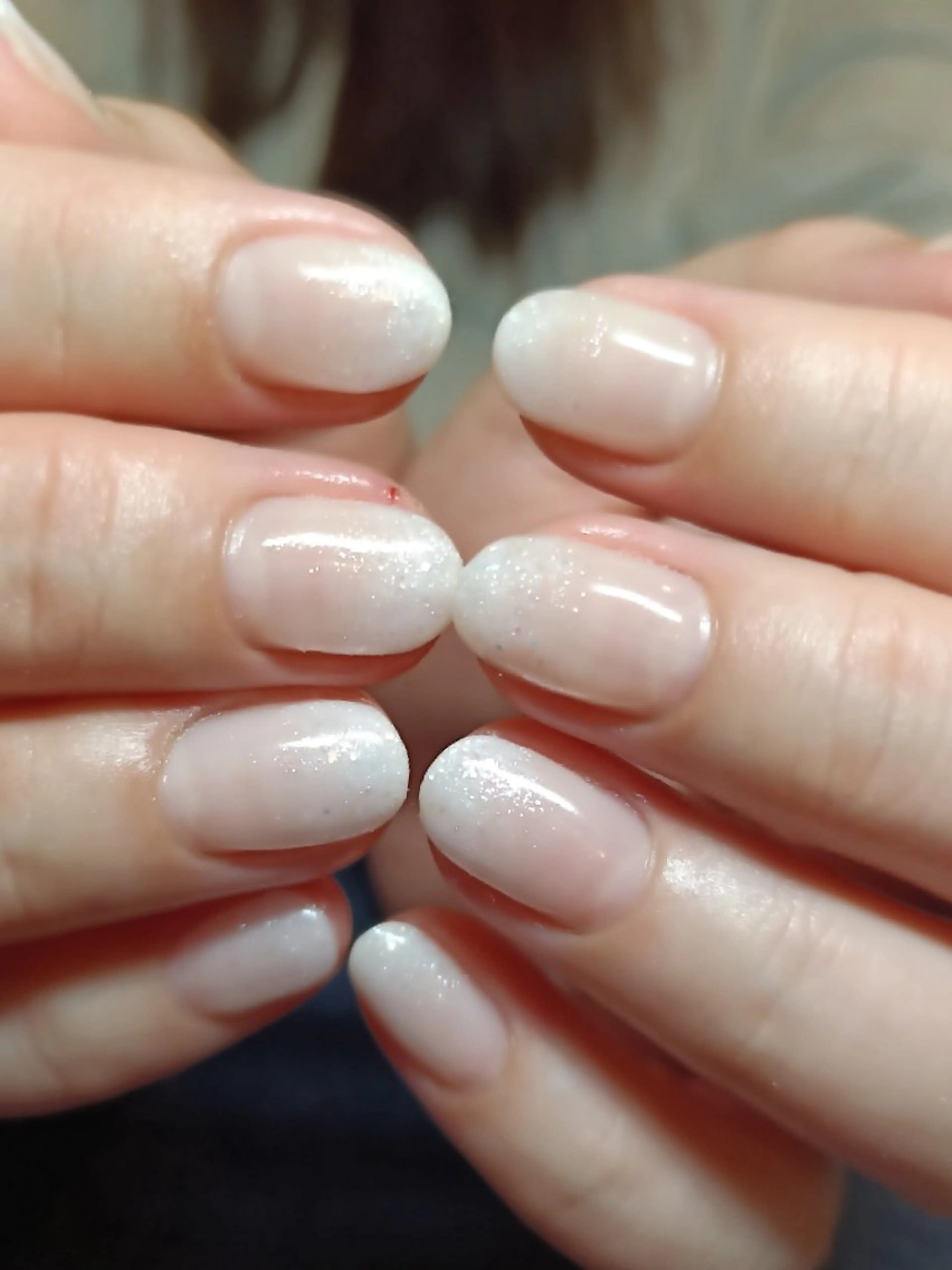ネイル グラデーション 深爪矯正/爪育成ケア manie nailのネイルデザイン