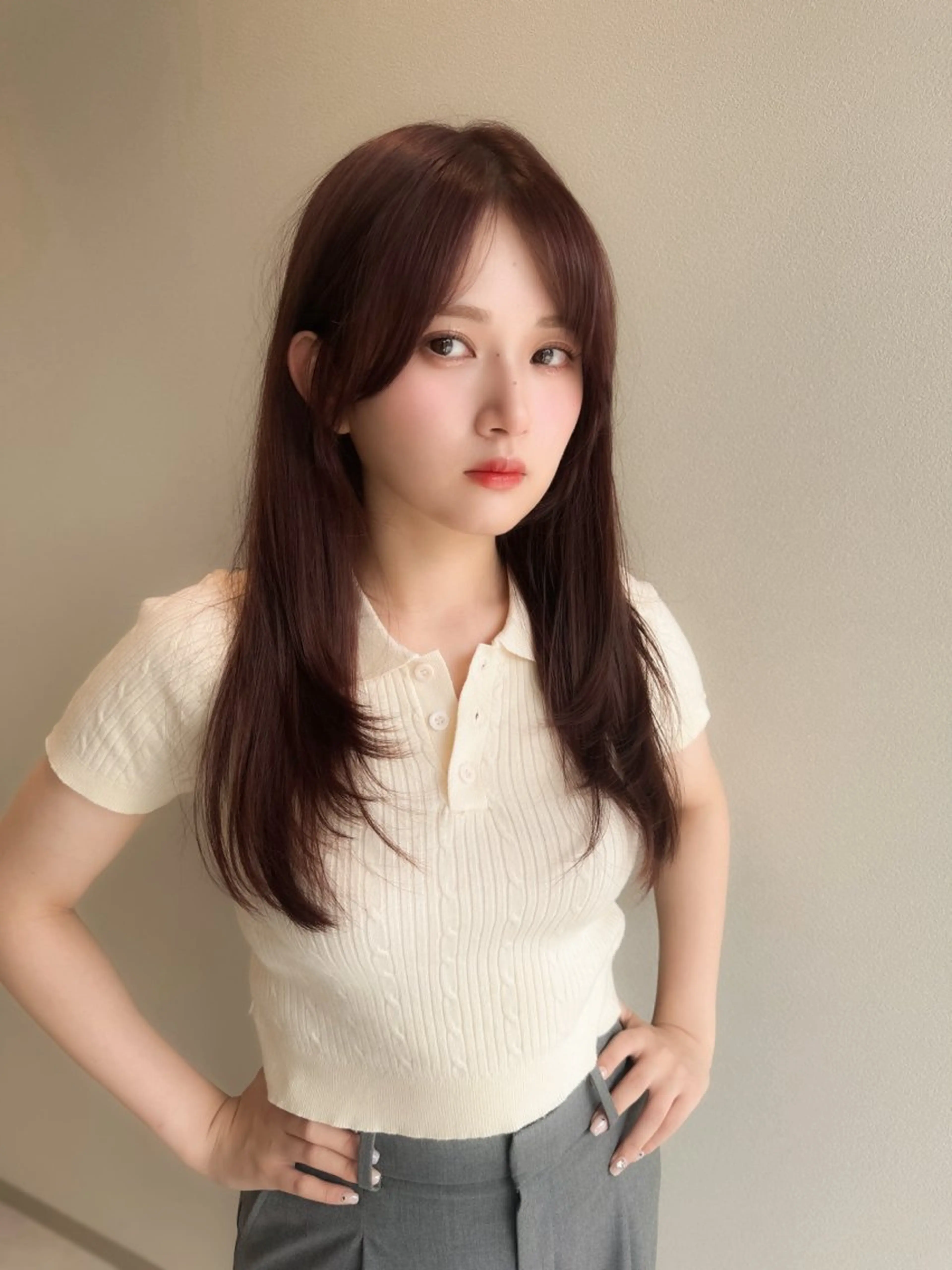 ロング カラー カット 縮毛矯正 トリートメント ✂️似合わせの魔術師 石田一樹✂️のヘアスタイル