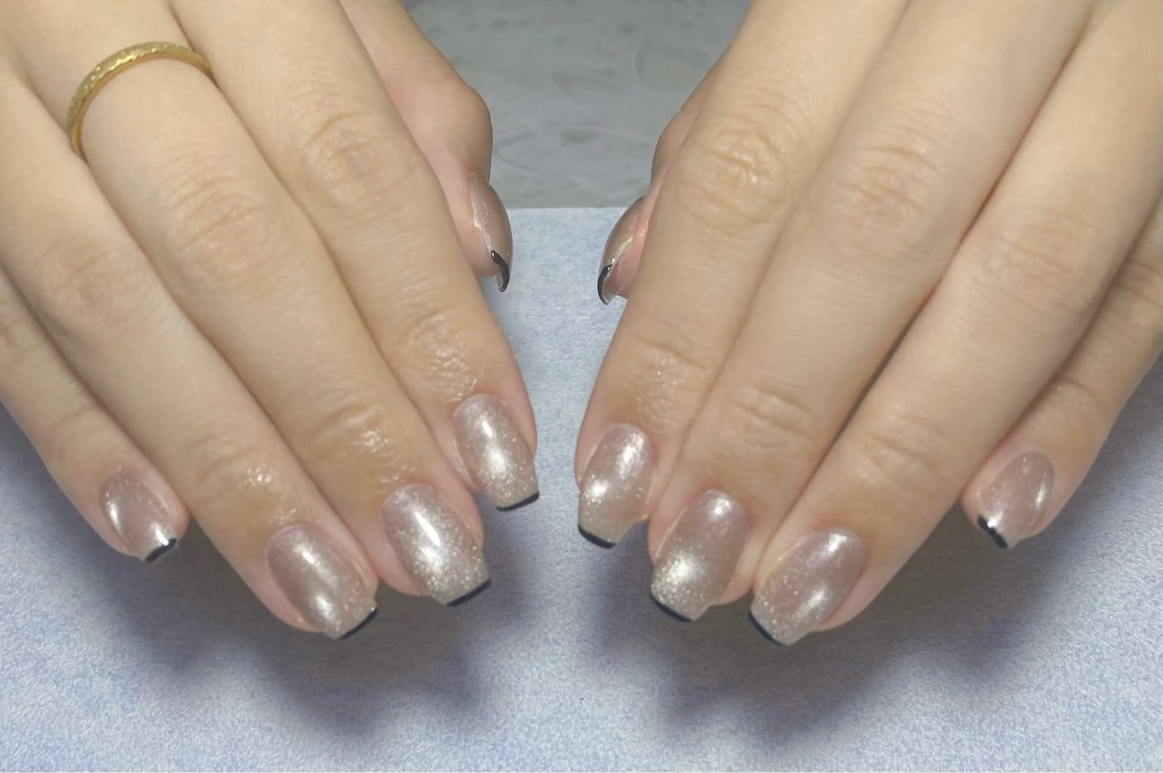 ネイル アートネイル フレンチネイル ジェルネイル グラデーション 韓国ネイル Nail Salon kihi大塚店のネイルデザイン