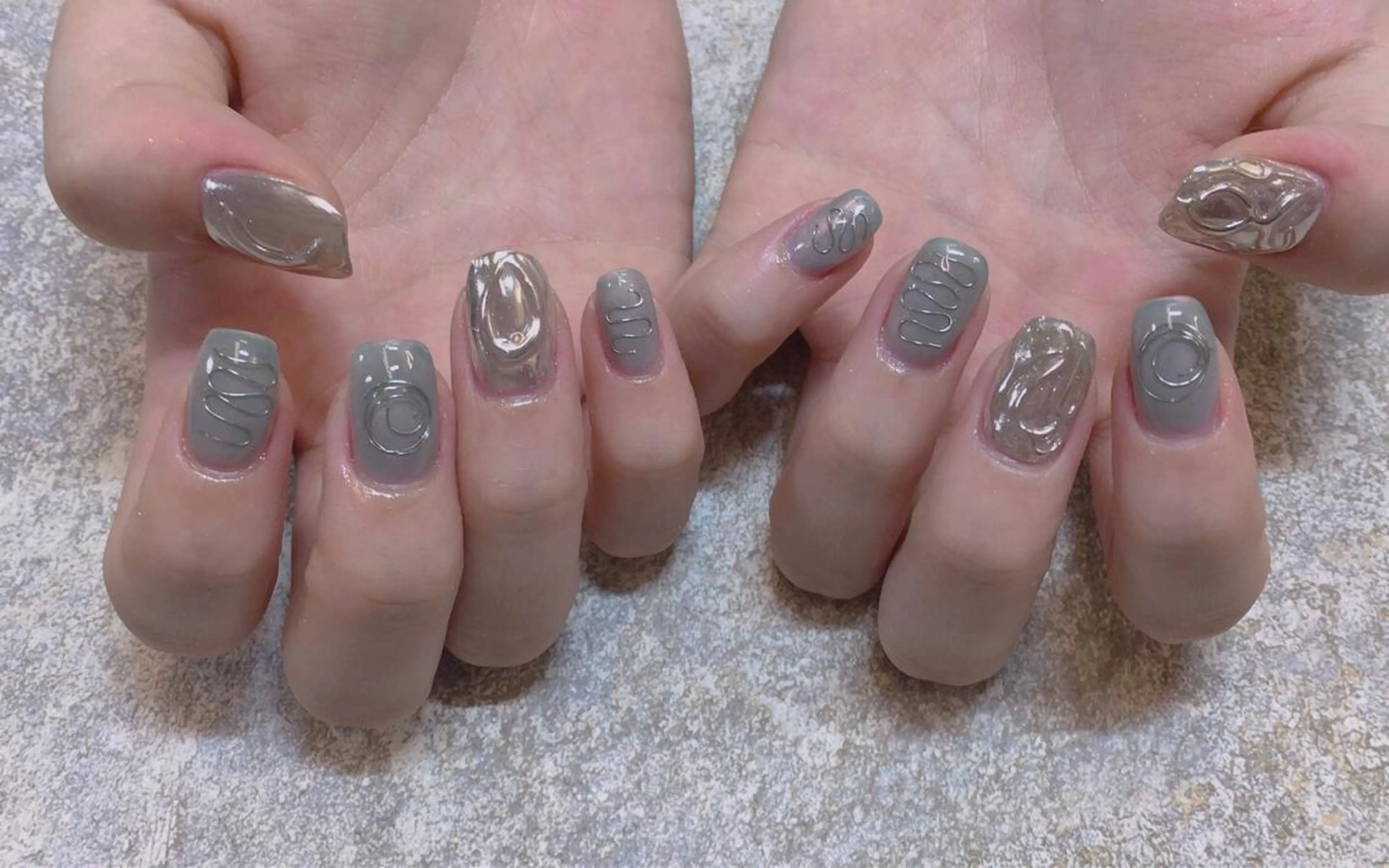 ネイル ハンドネイル LOVE NAIL 💕Sonoのネイルデザイン