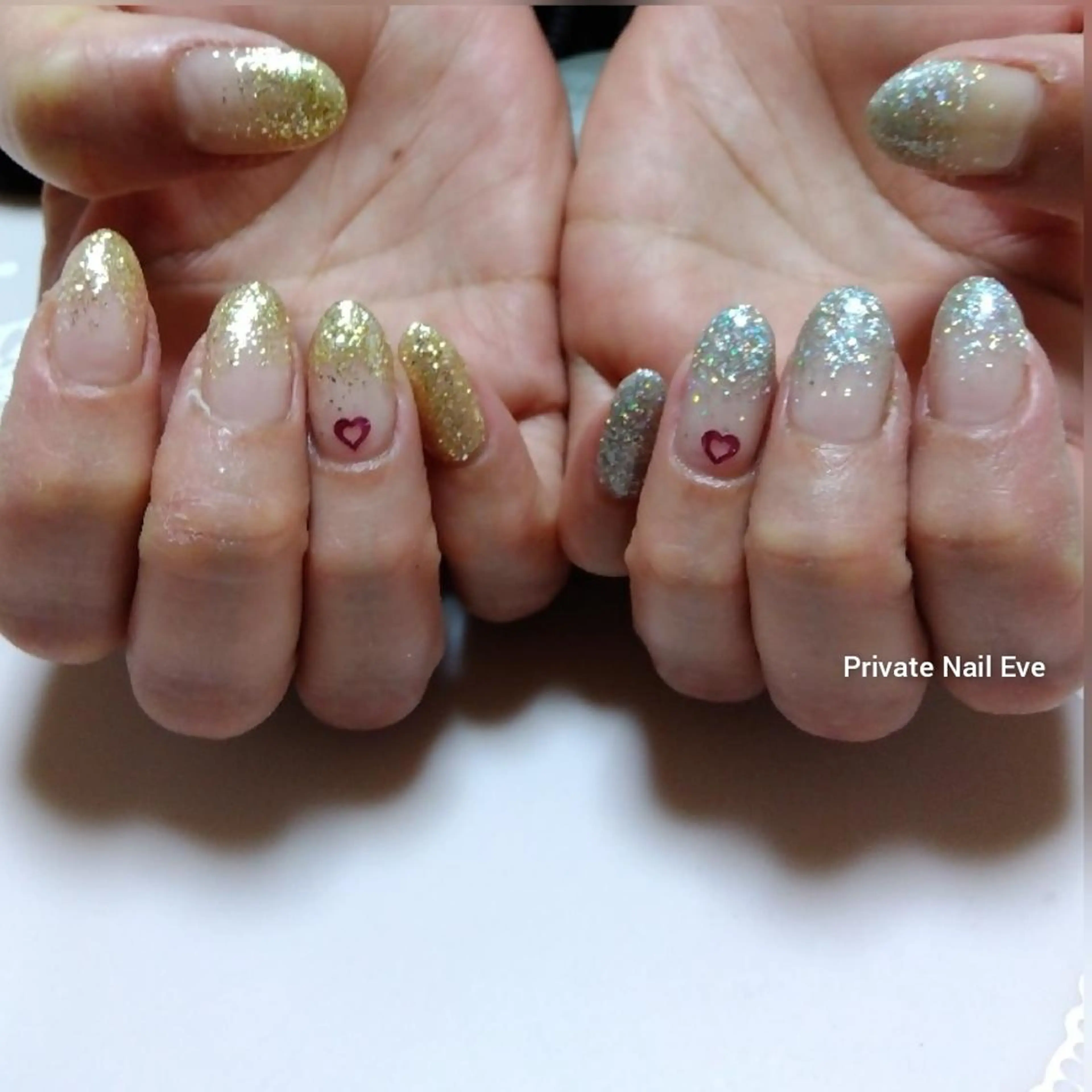 ネイル オフィスネイル バレンタイン ハンドネイル ネイル junkoのネイルデザイン