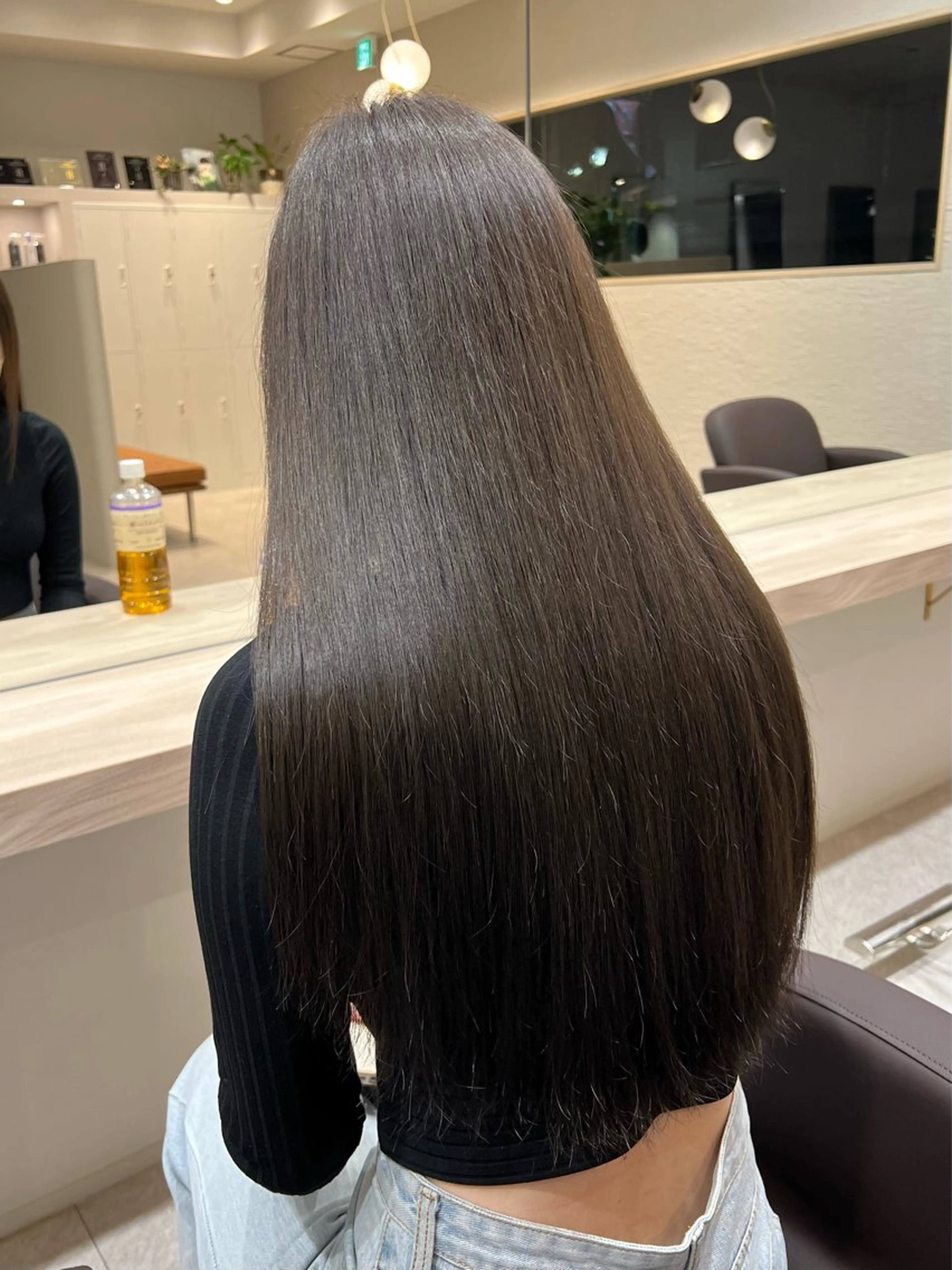 ロング カラー トリートメント 艶髪縮毛矯正/レ イヤー/atsumiのヘアスタイル