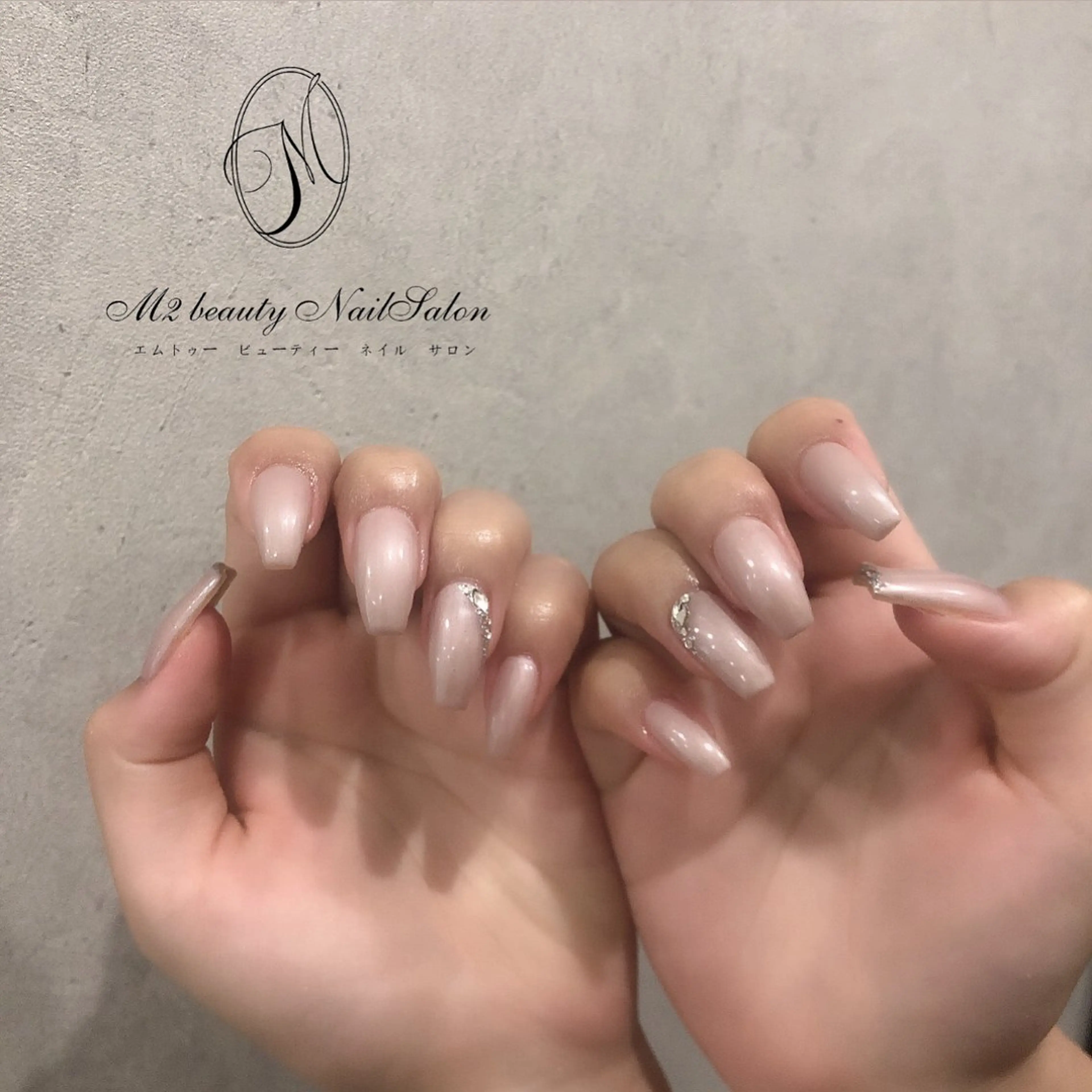 ネイル アートネイル 長さ出し ジェルネイル パラジェル スカルプネイル ハンドネイル M2 beauty Nankaのネイルデザイン