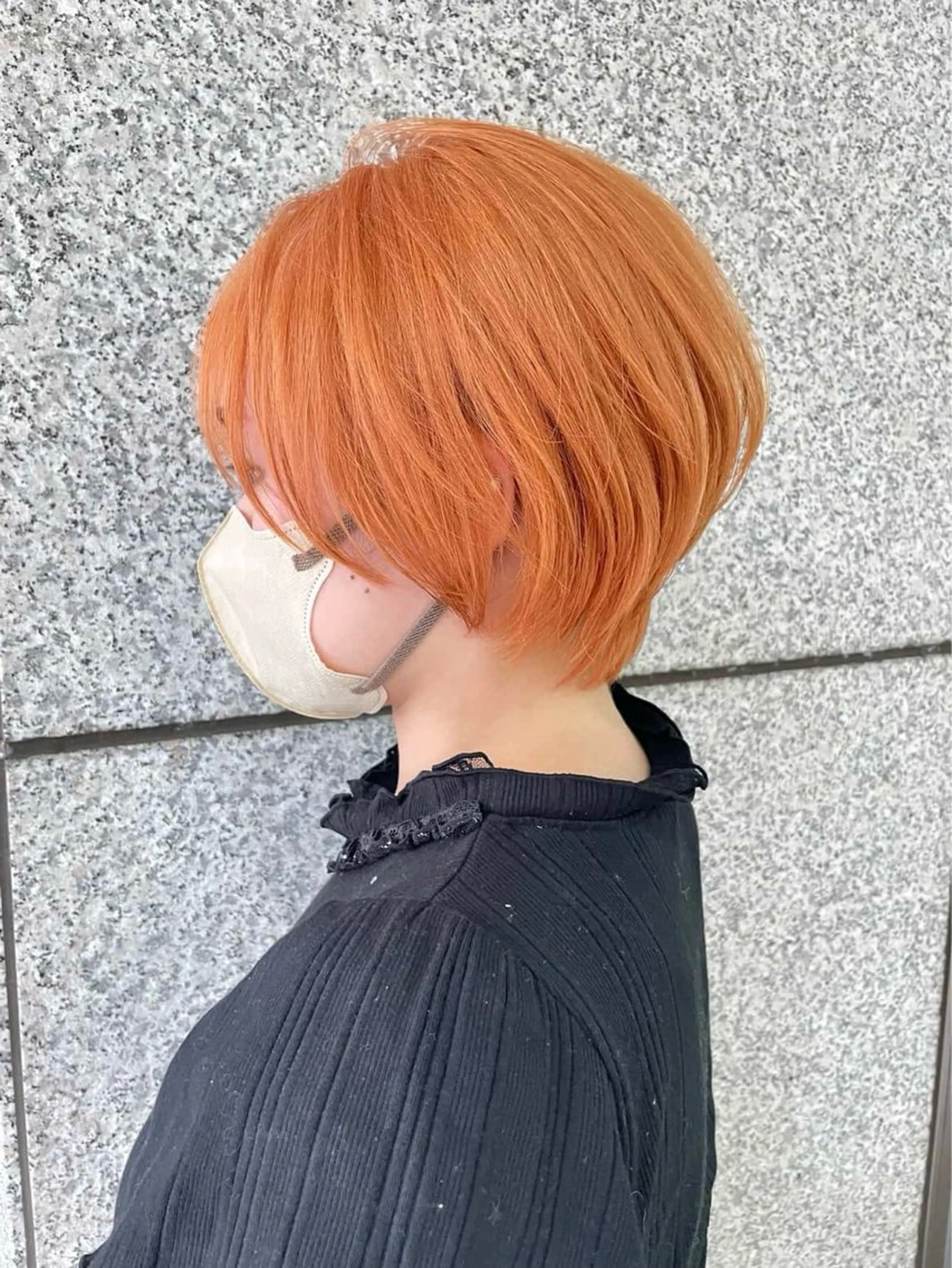 ショート カラー い な み ま なのヘアスタイル