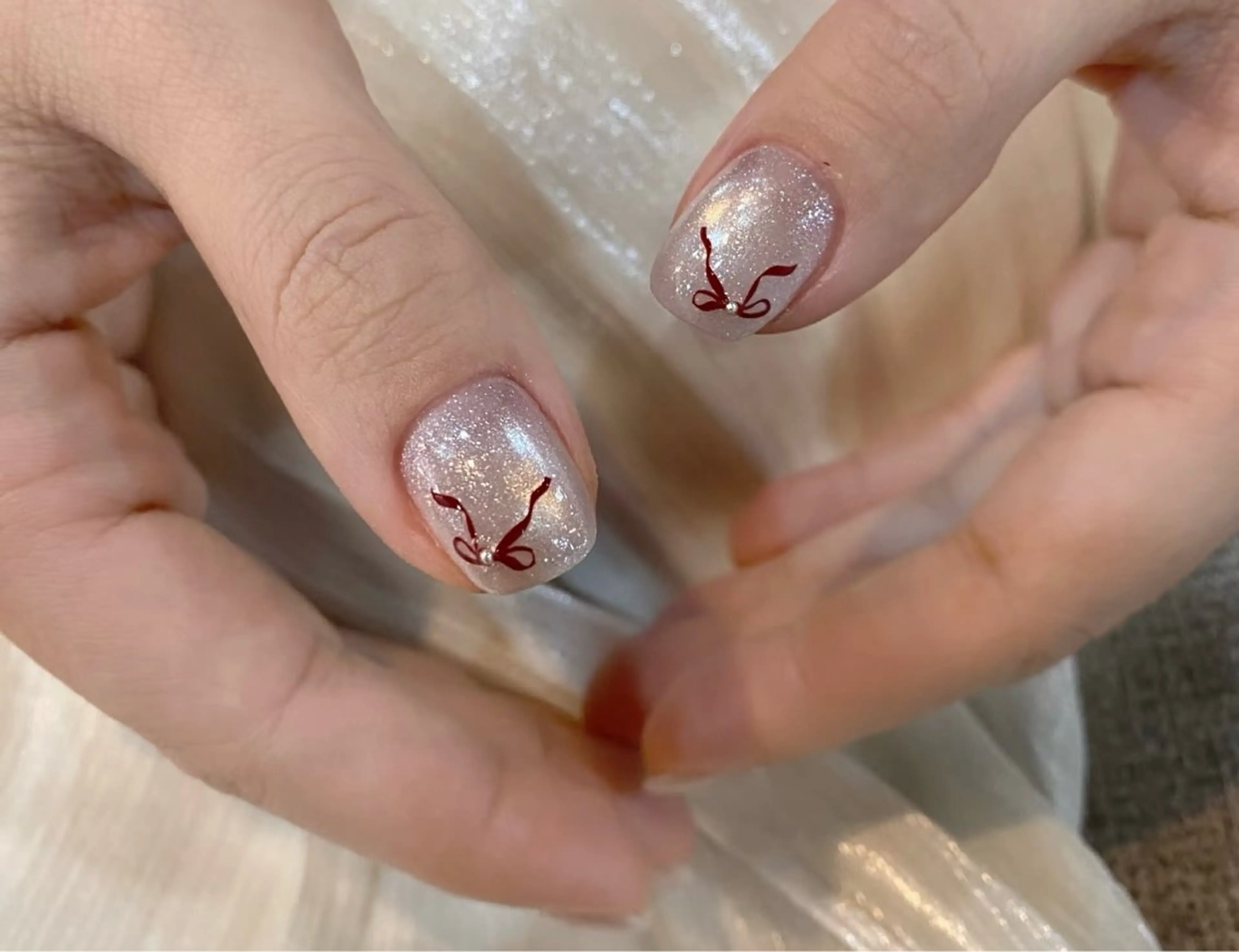 ネイル ハンドネイル ハンドケア Kaka_ パラジェル、長さだしのネイルデザイン