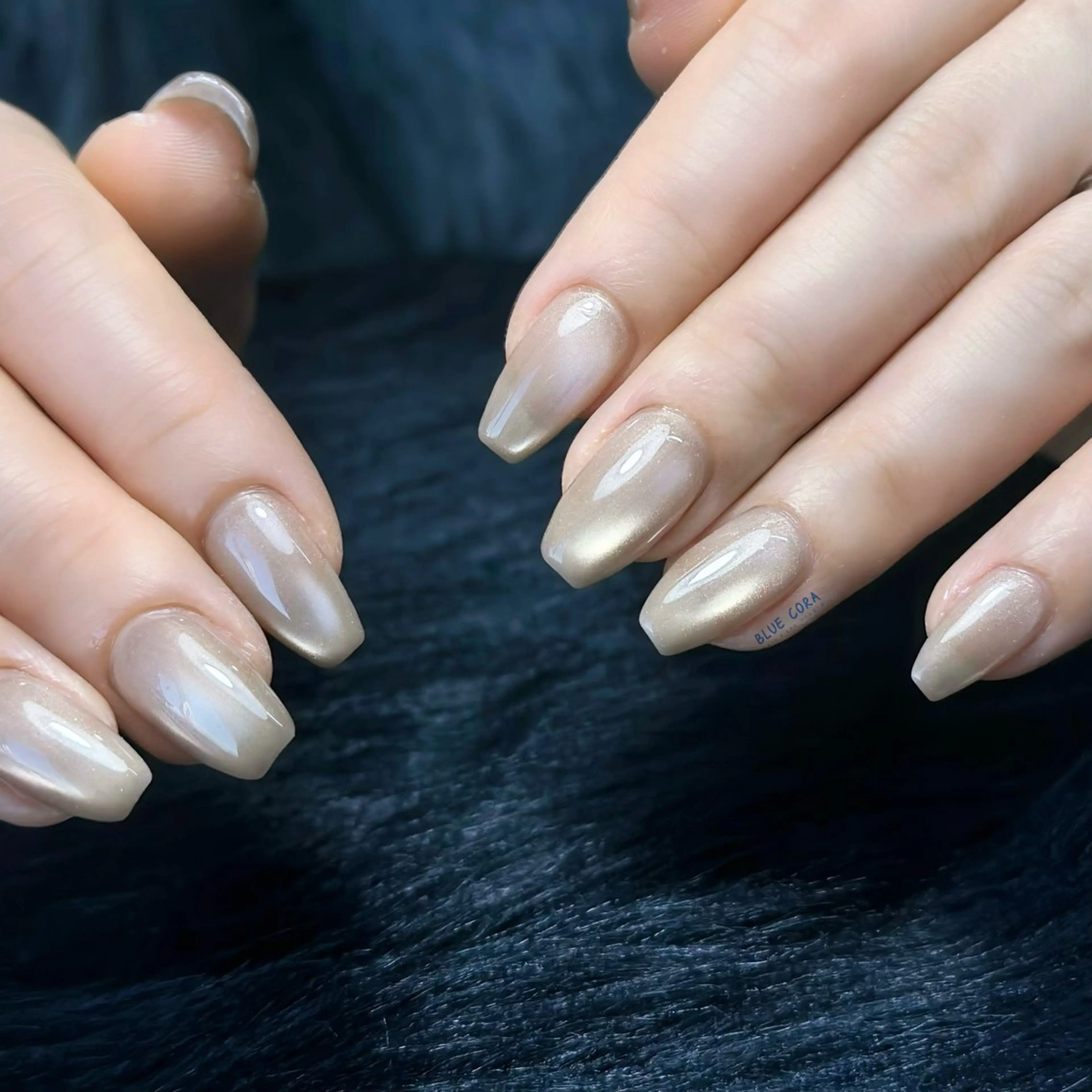 ネイル マグネットネイル ハンドネイル ハンドケア BLUE CORA所属・BLUE CORAのネイルデザイン