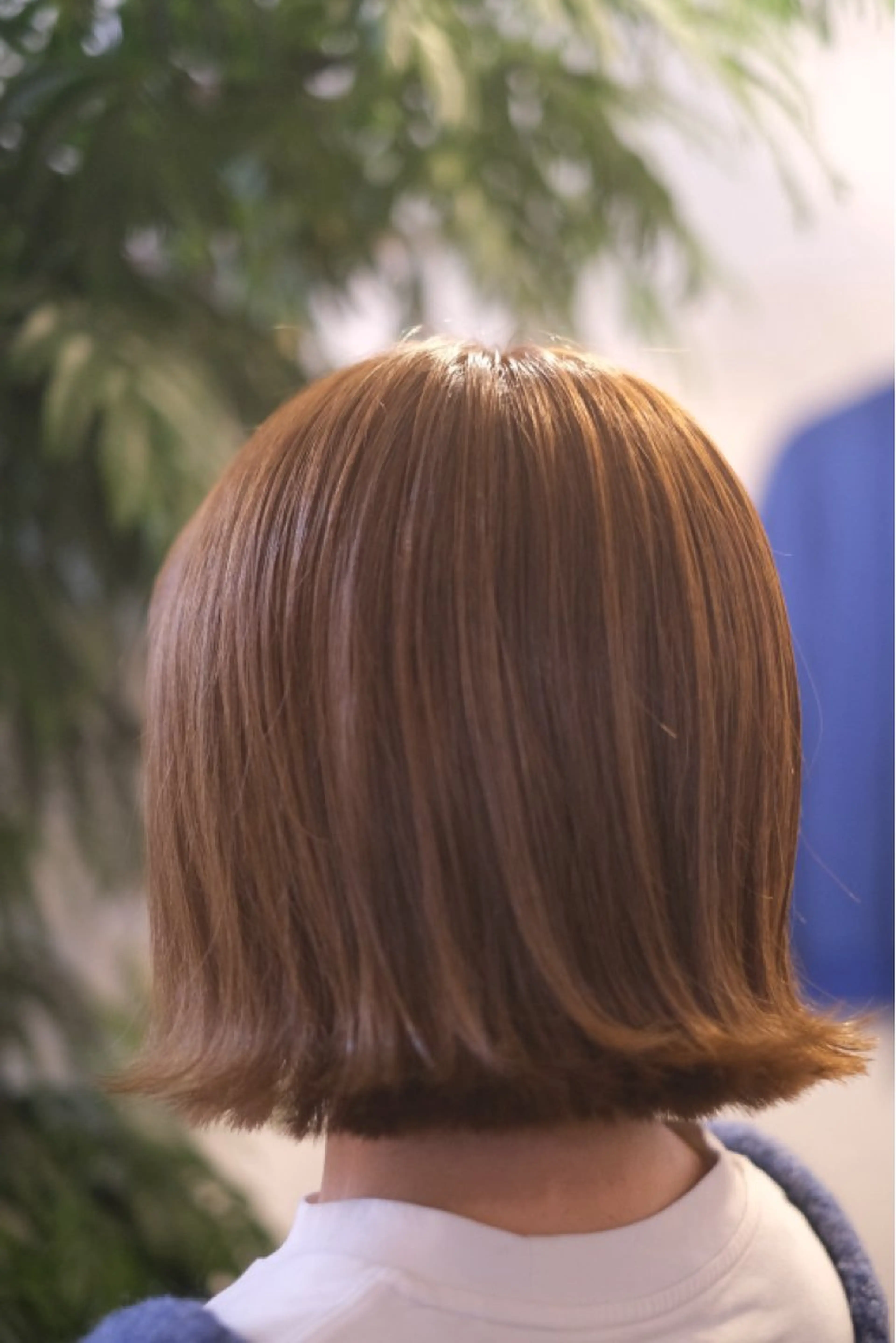 ミディアム カラー 岩村 夏姫のヘアスタイル