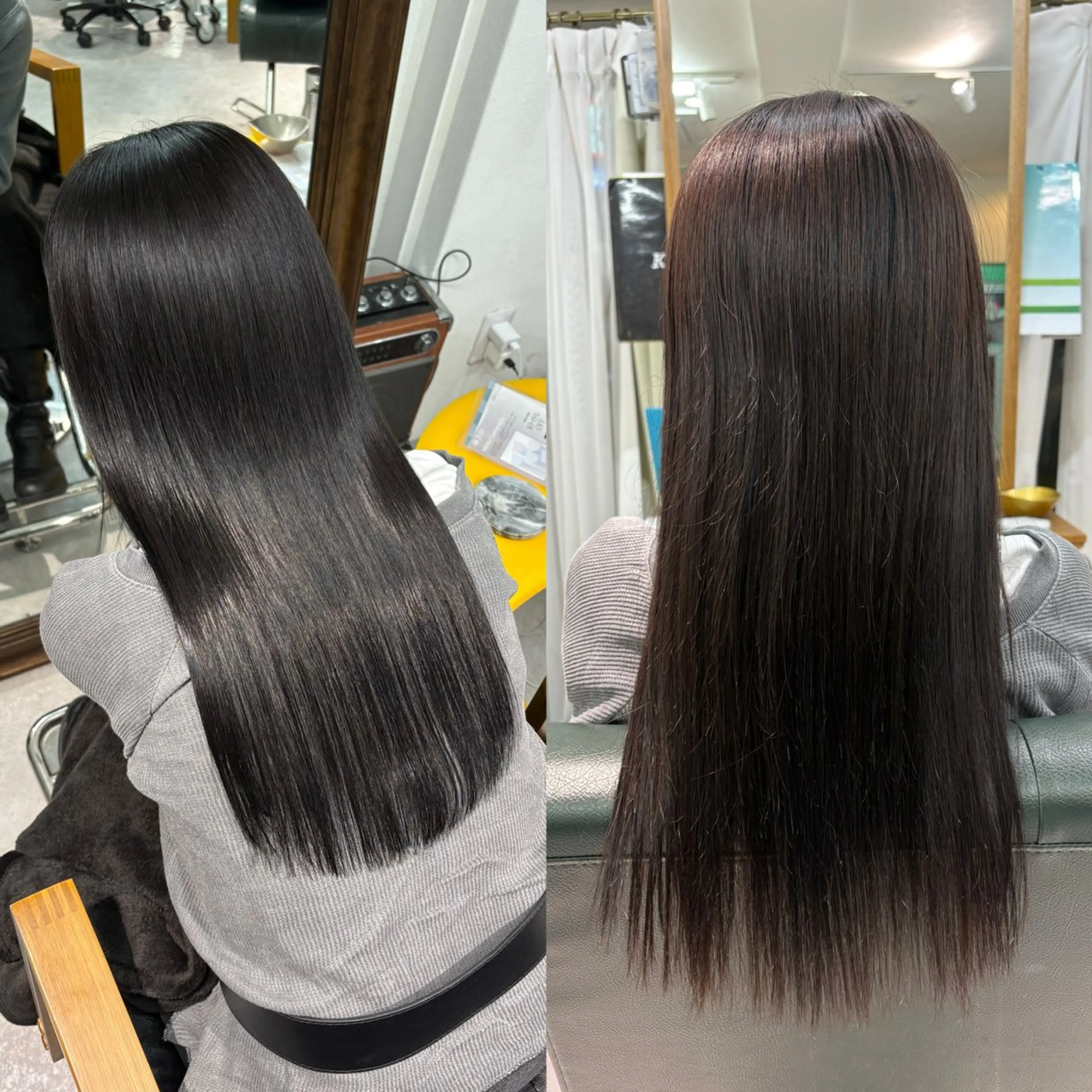 ロング カラー 透明感カラー ヘアカラー なんば🍓 似合わせカラー🐬のヘアスタイル