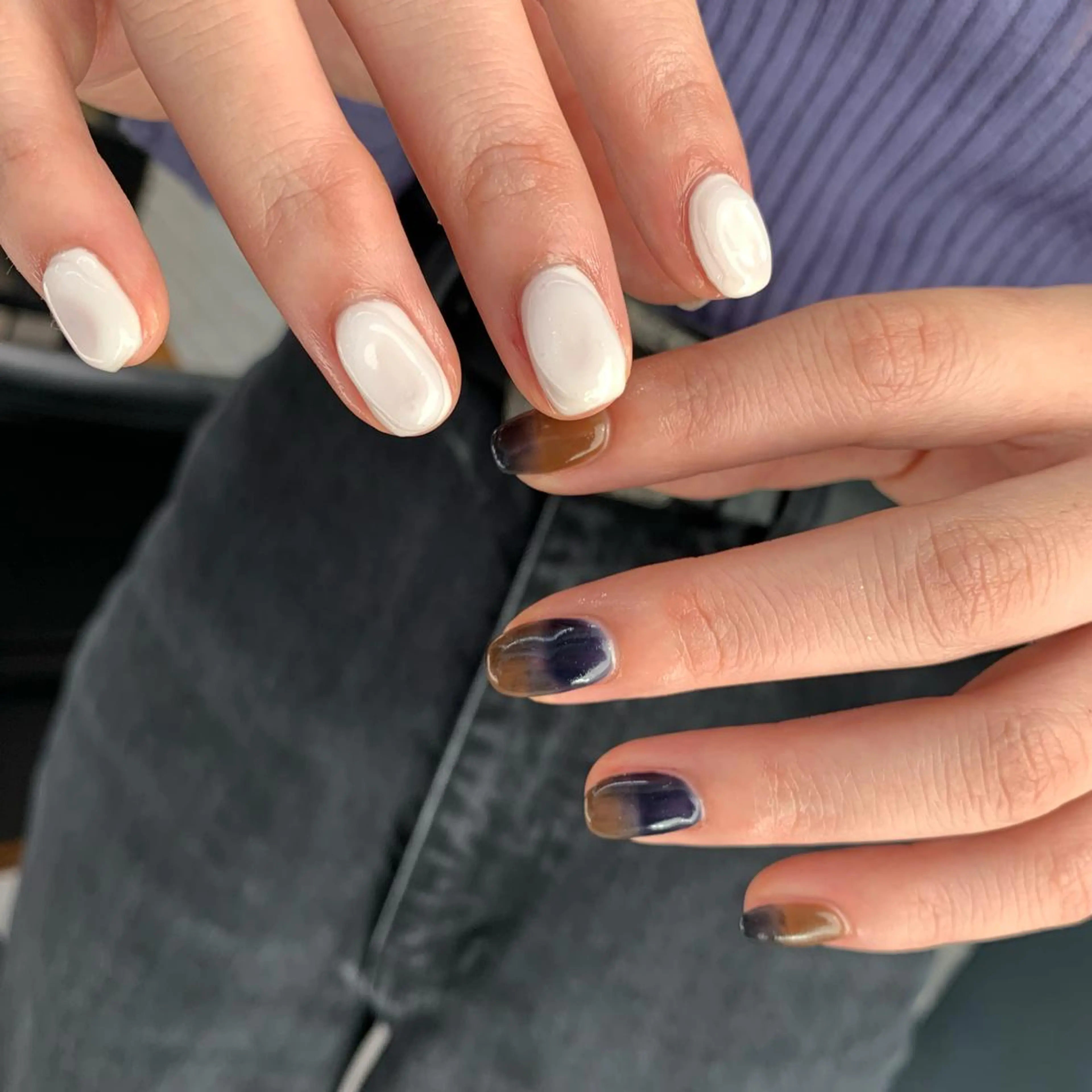 ネイル 冬ネイル マキノ ユイのネイルデザイン