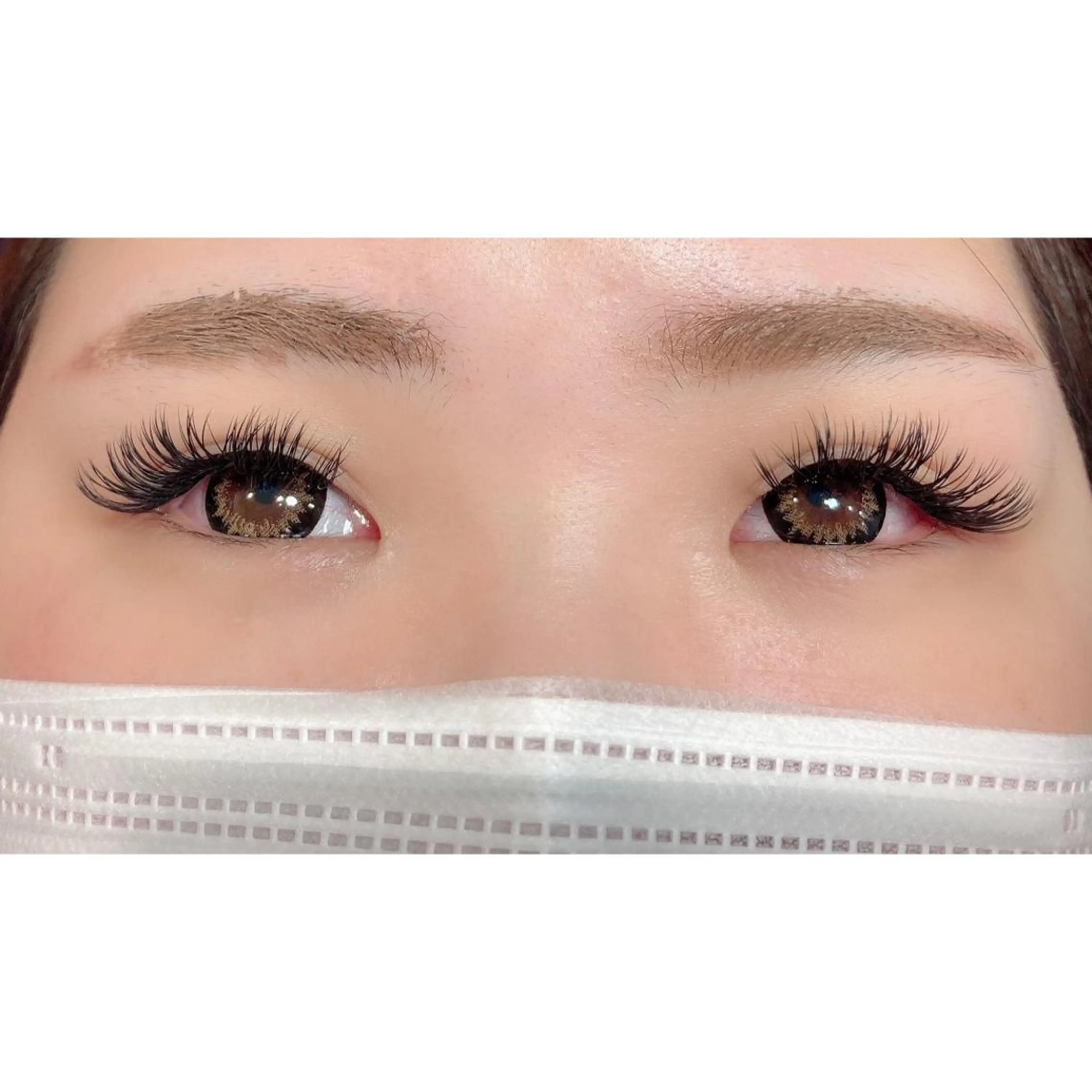 マツエク・マツパ 付け放題 バインドロック セクシー マリーテレジア 渋谷店❤️モデルのマツエク・マツパデザイン