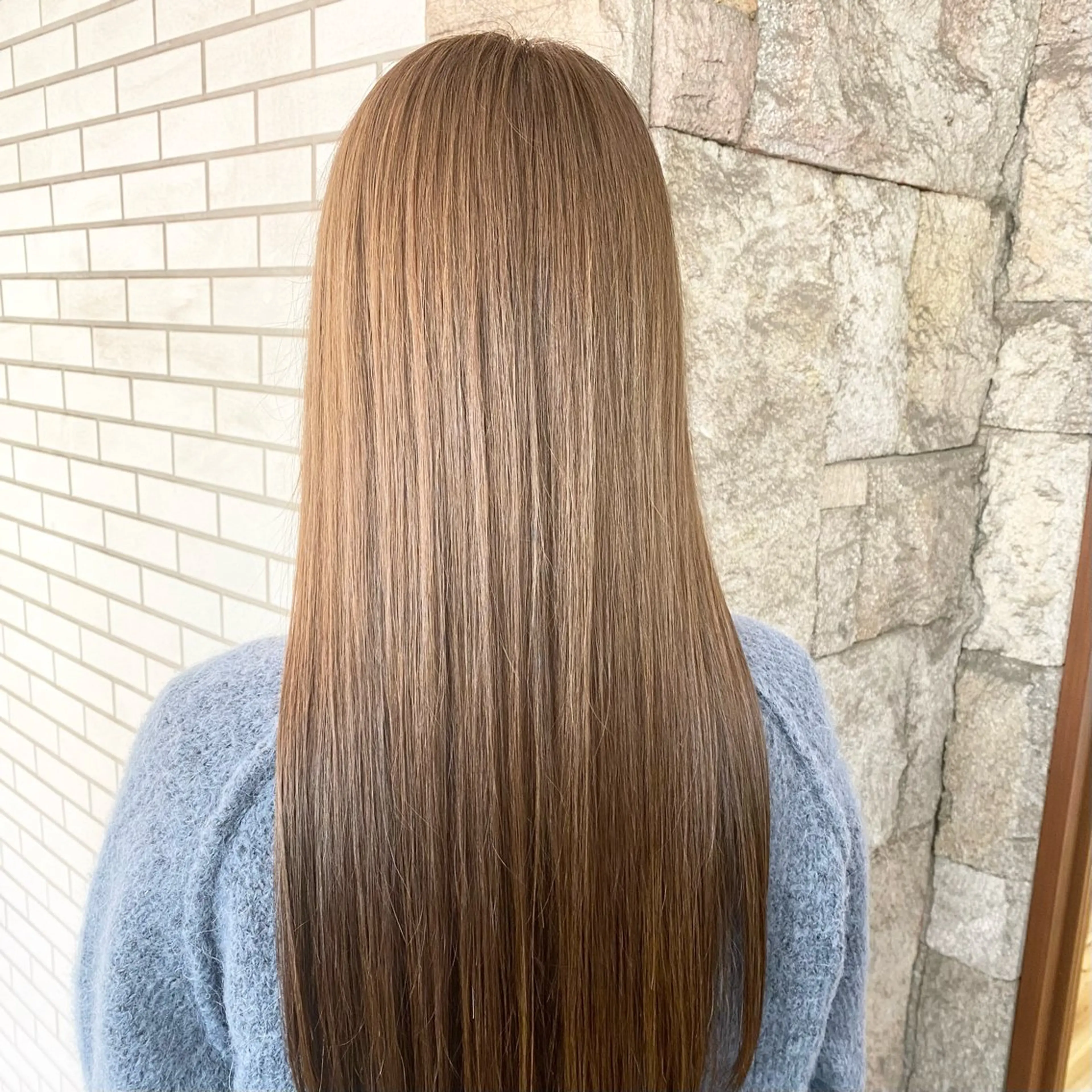 ロング カラー ベージュカラー カット ヘアカラー 萩原 凌✄﻿のヘアスタイル