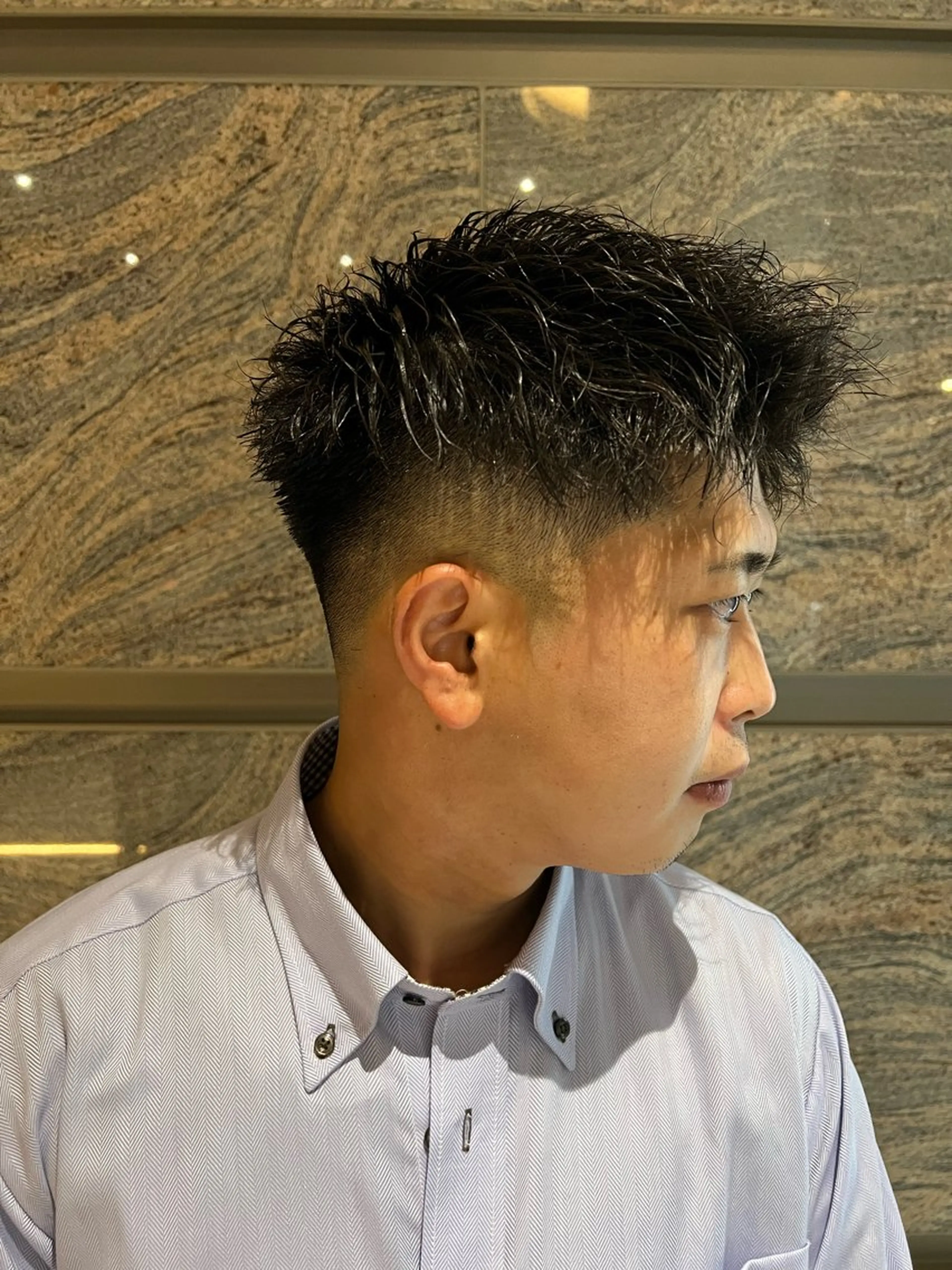 ショート パーマ 吉田 一希のヘアスタイル