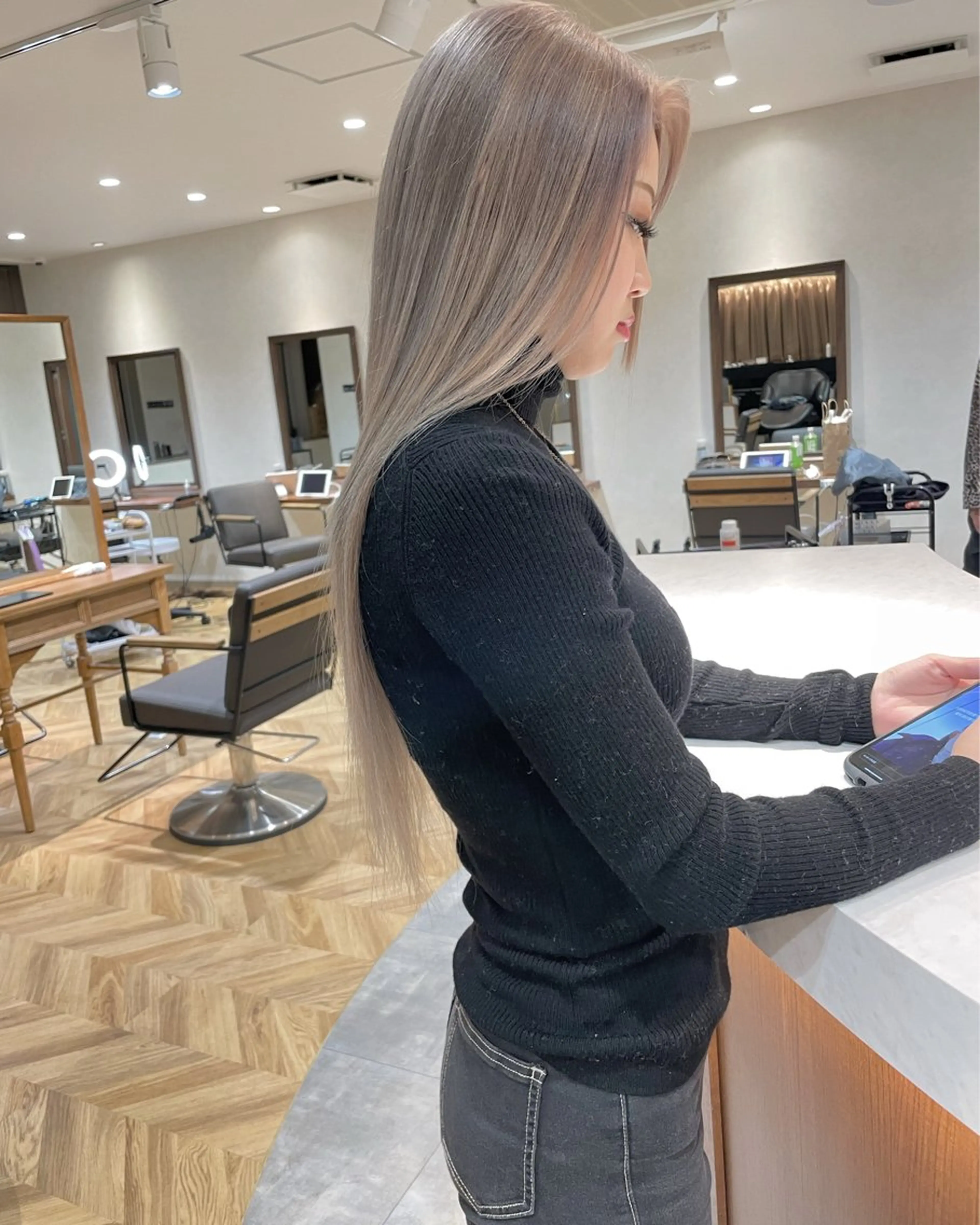 ミディアム Aster 店長 れおん✂️のヘアスタイル