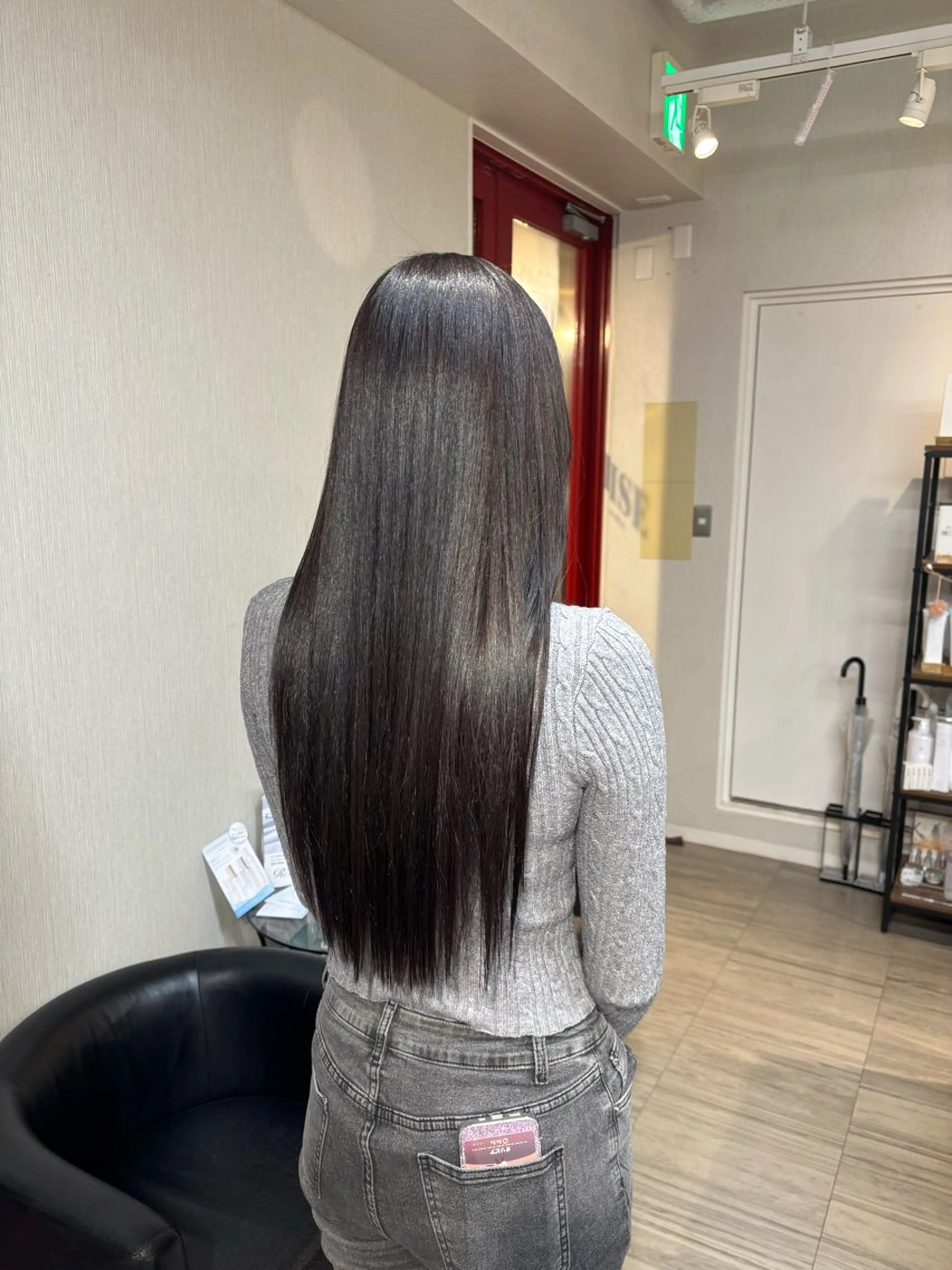 ロング カラー 髪質改善 福石 玲華のヘアスタイル