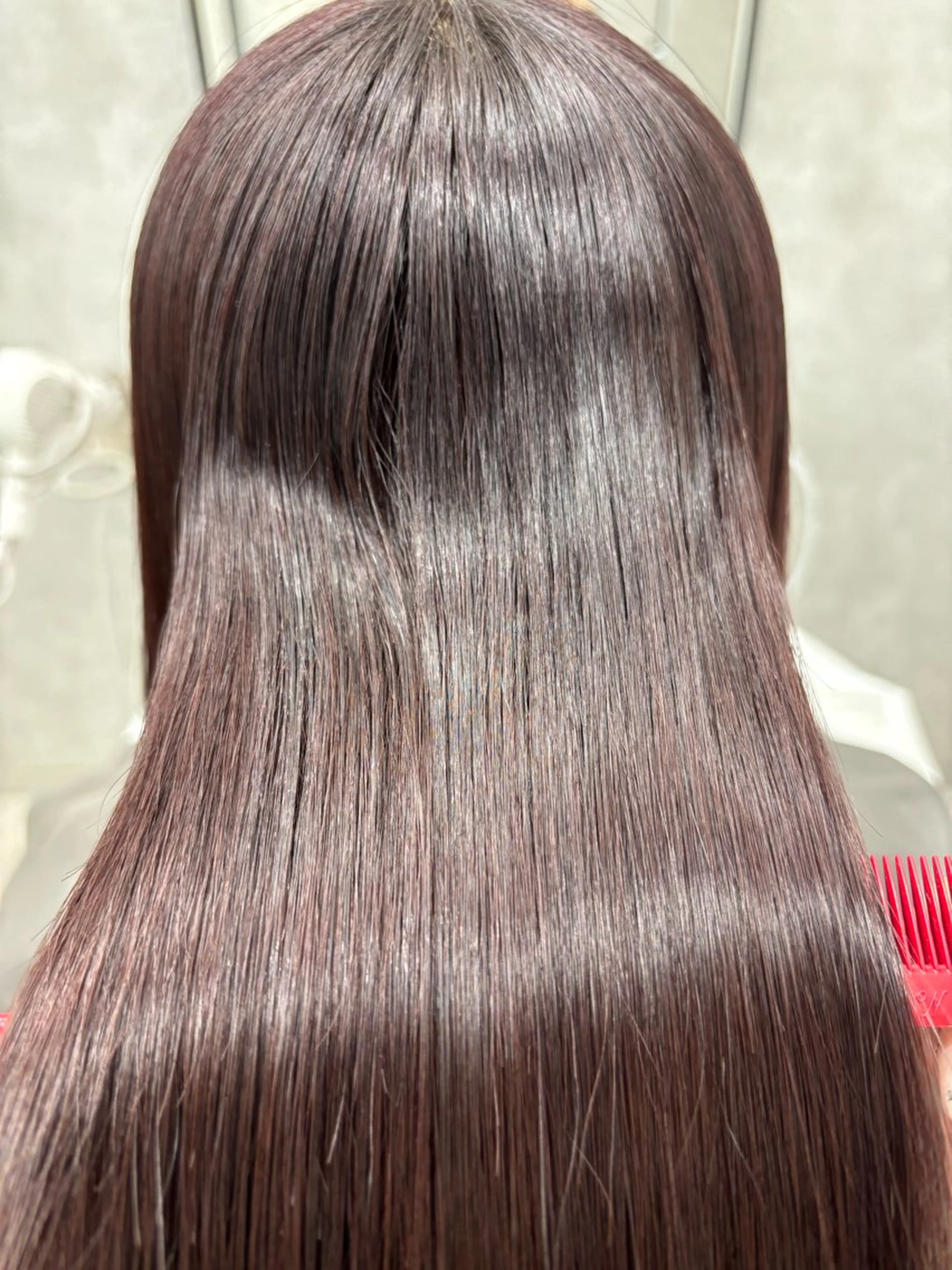 ロング カラー 髪質改善 縮毛矯正 トリートメント カット ヘアカラー 縮毛矯正 トリートメント すぐ巻ける縮毛矯正 🍀勝倉　麗のヘアスタイル