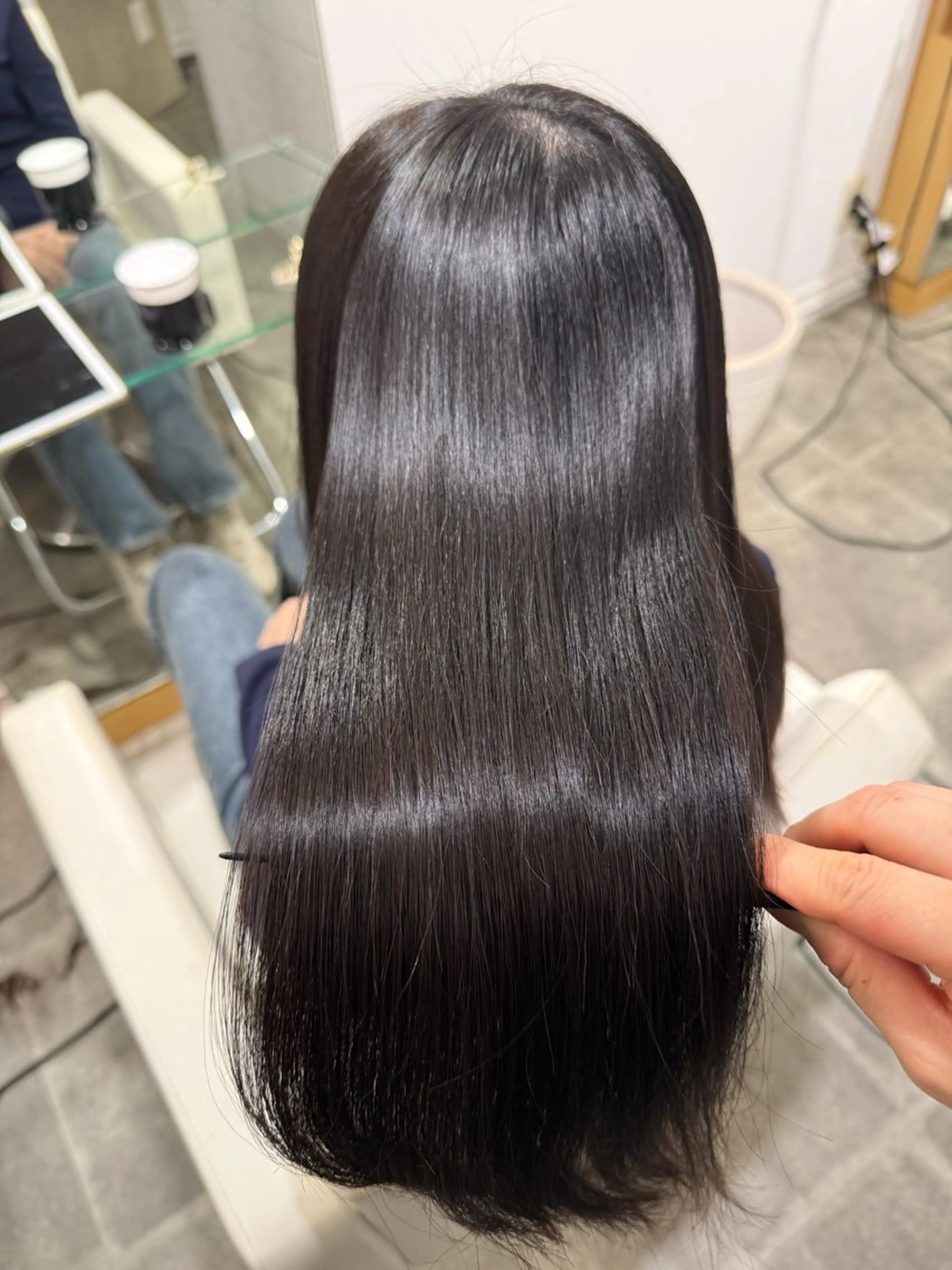 ロング 縮毛矯正 縮毛矯正 原宿♡透明感カラー♡ 縮毛矯正【MAYU】のヘアスタイル