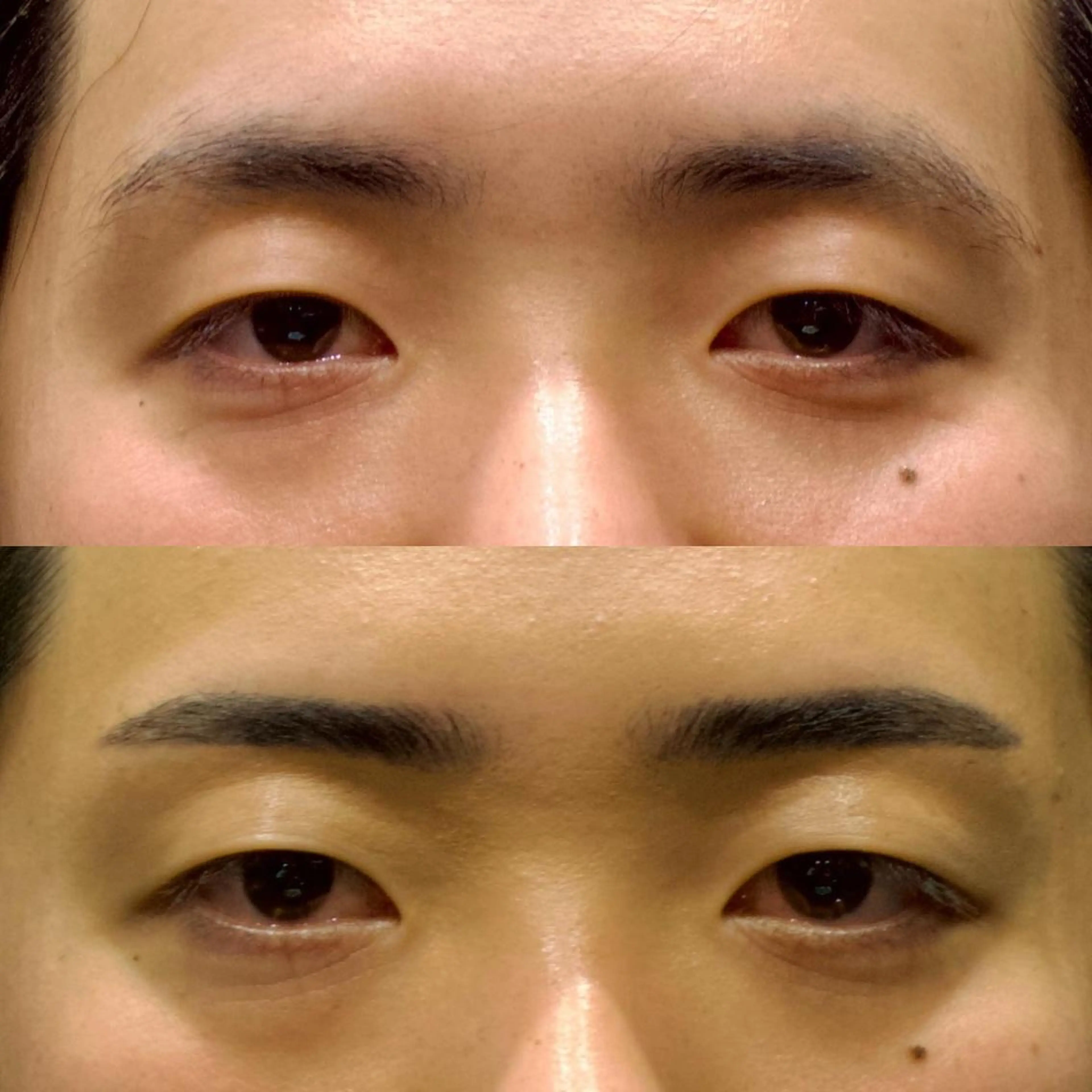 ショート メンズ アイブロウ センターパート フェードカット メンズパーマ スキンフェード メンズアイブロウ ワックス脱毛 眉カット その他(アイブロウ) メンズ眉毛ワックス 青山英憲のヘアスタイル