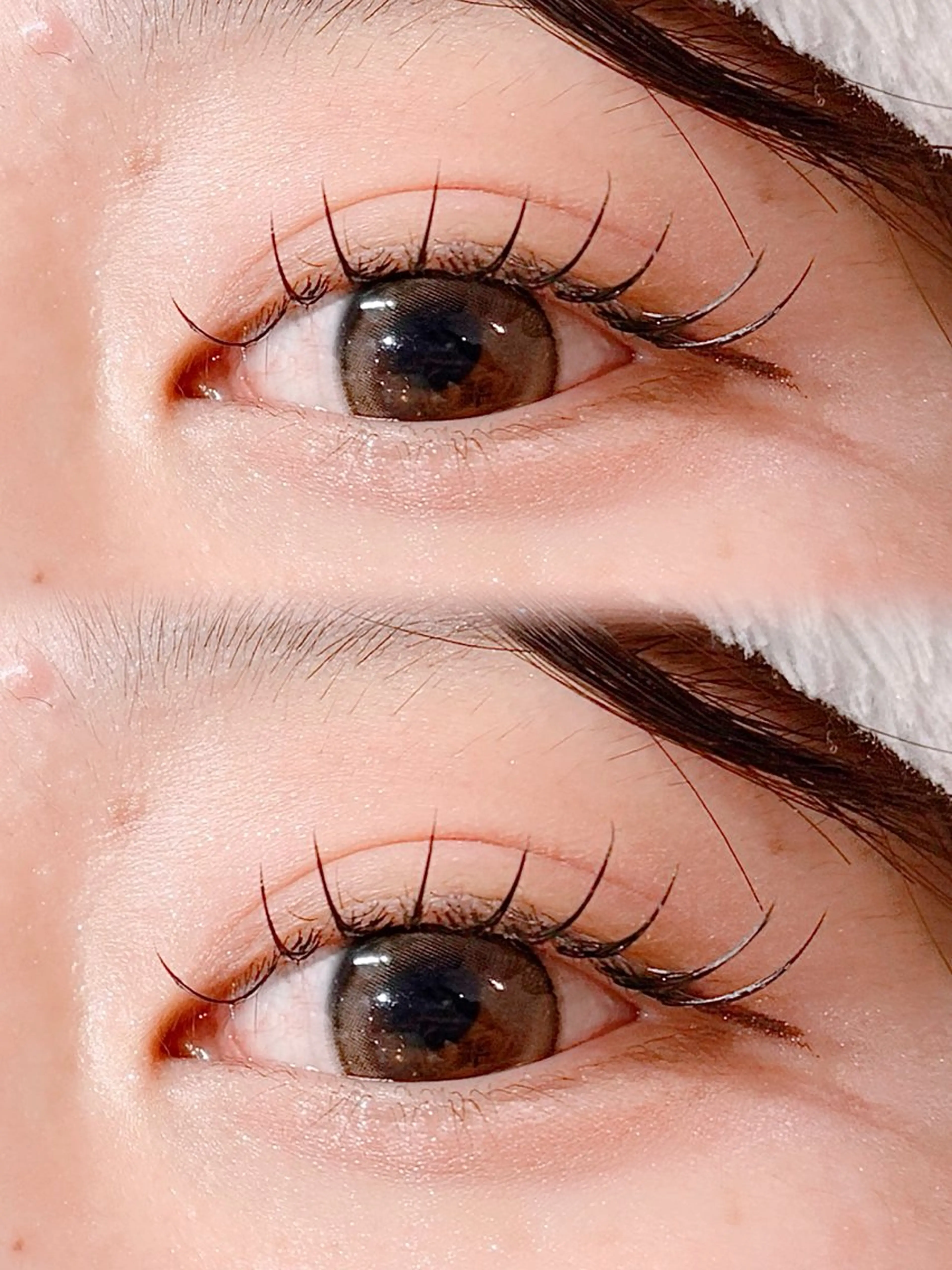 マツエク・マツパ フラットラッシュ 🤍束感マツエク /難波/moe/🤍のマツエク・マツパデザイン