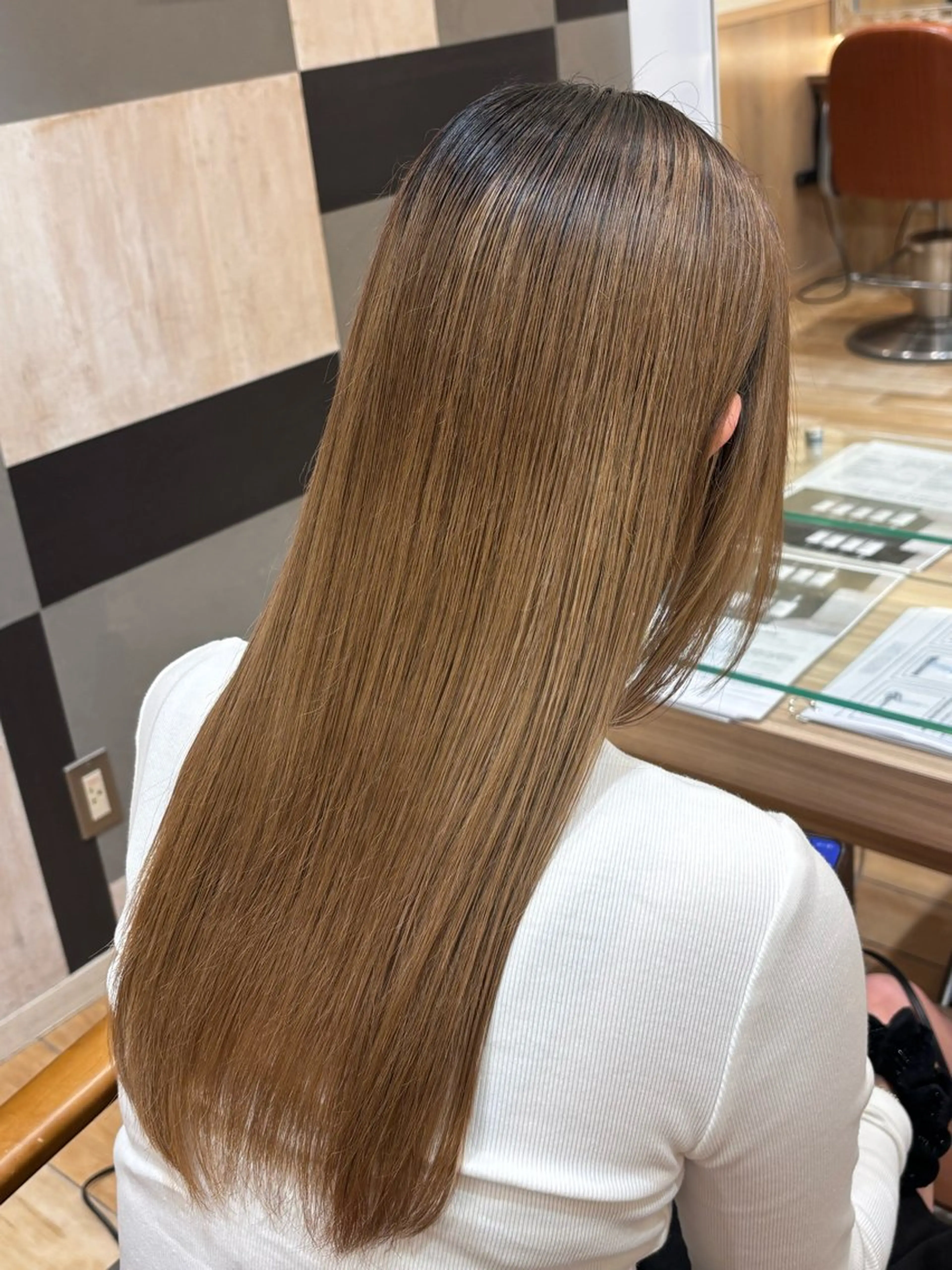 セミロング 平久保 唯那のヘアスタイル