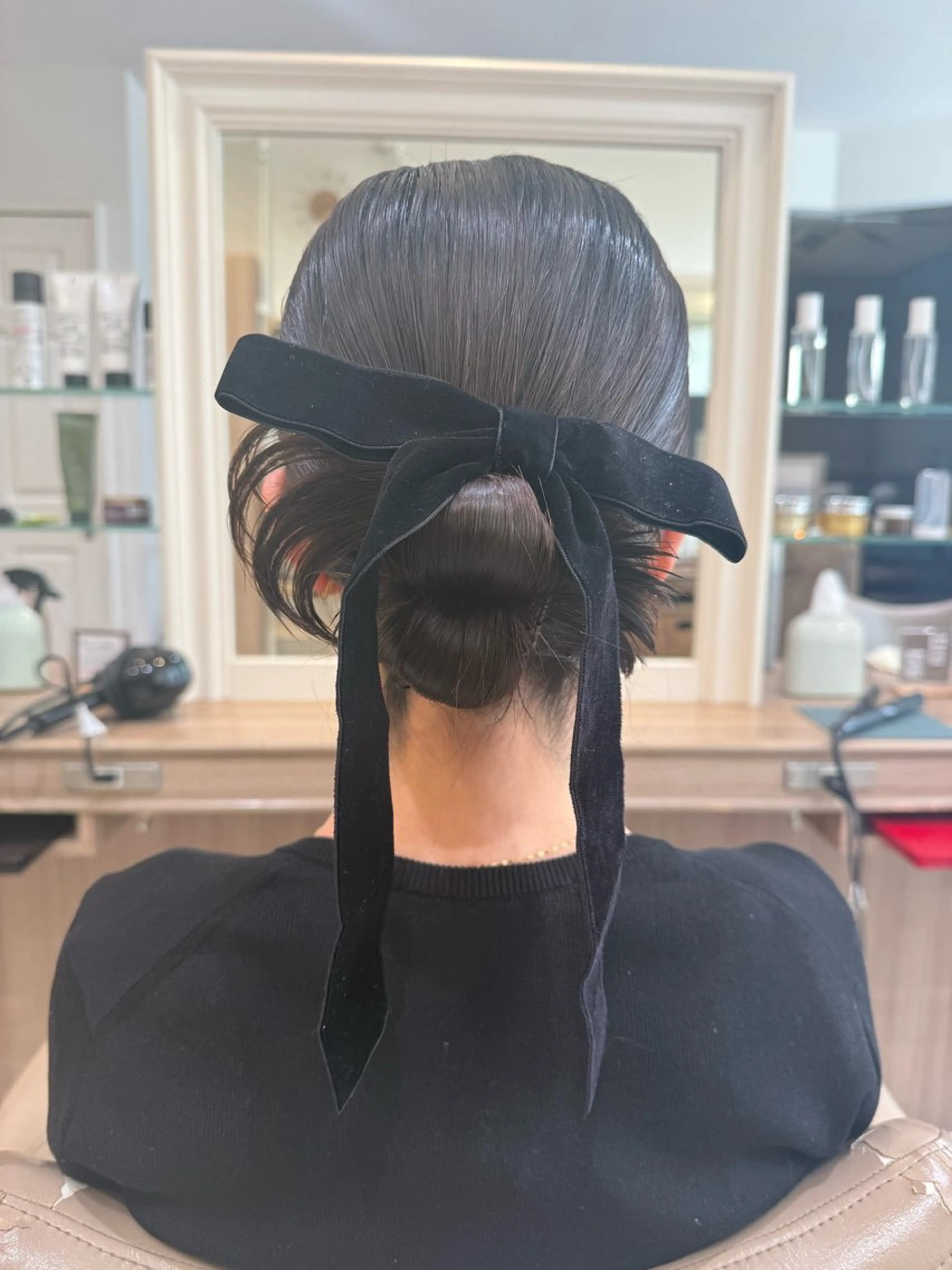 セミロング ヘアアレンジ ヘアセット 韓国ヘアメイク🎀/ 縮毛矯正✨山本媛香のヘアスタイル