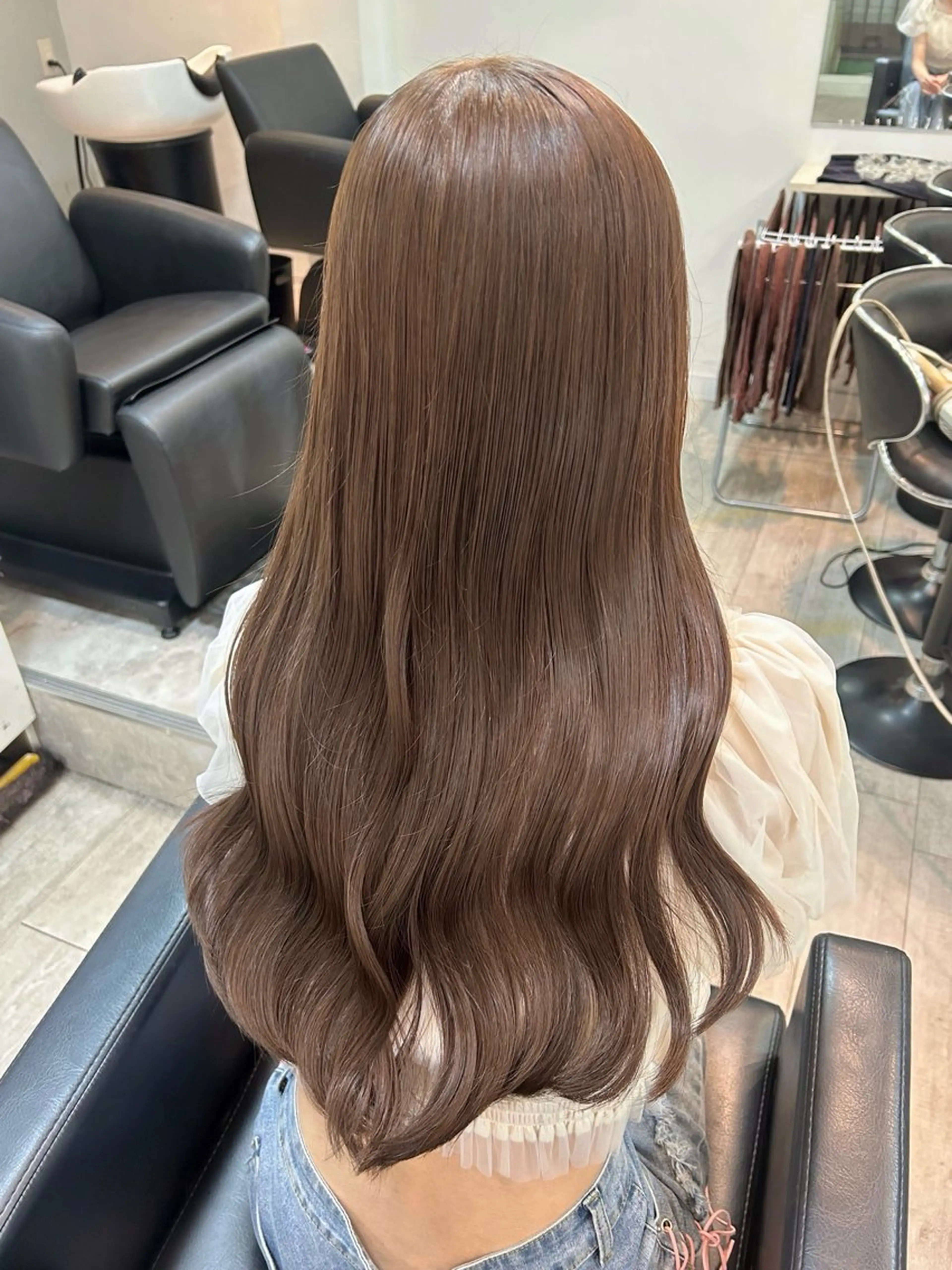 ロング カラー パーマ ヘアアレンジ メンズ ワット 原宿のヘアスタイル