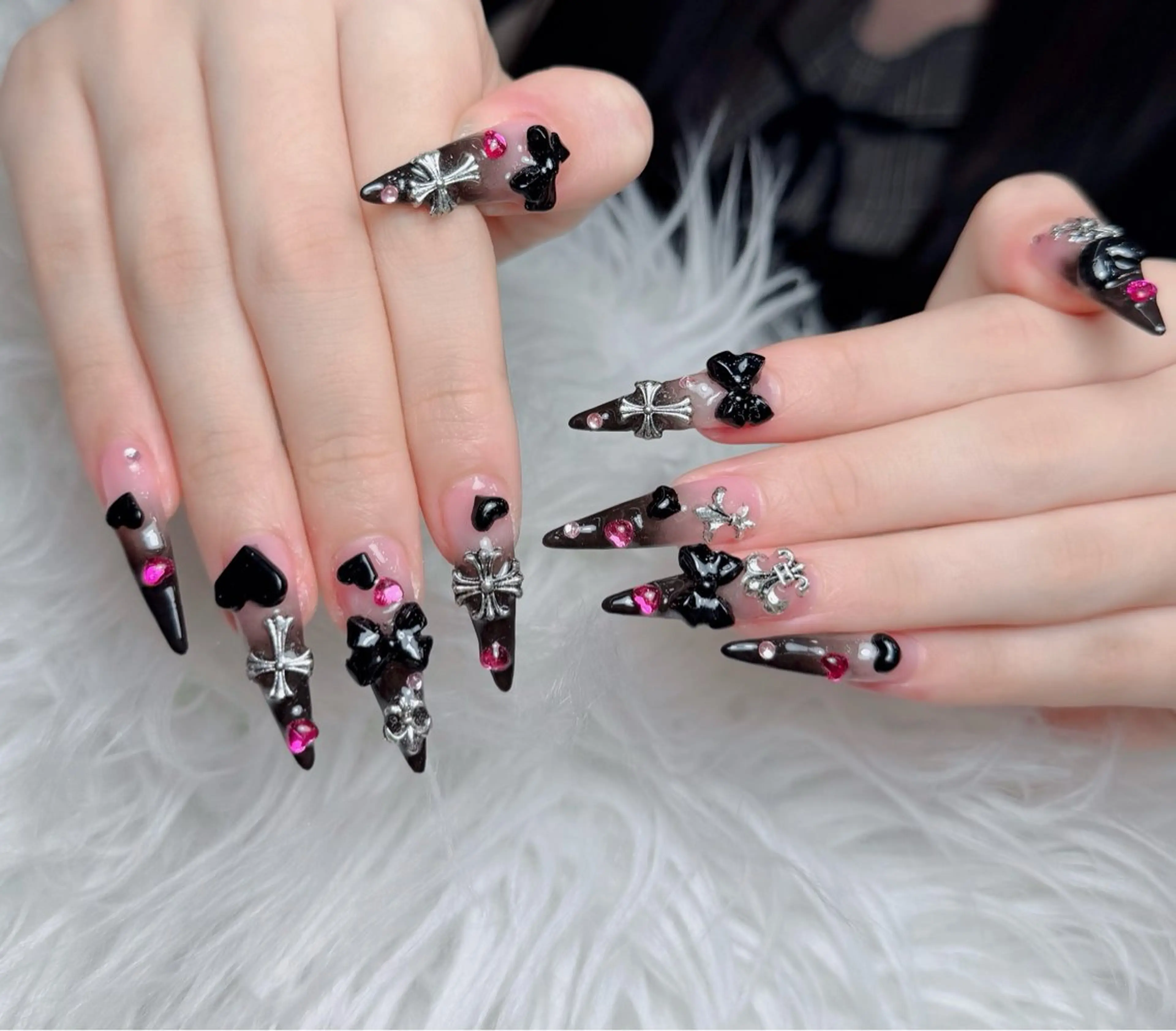 ネイル アートネイル 韓国ネイル 持ち込み ワンホンネイル ハンドネイル Lenie Nail Salonのネイルデザイン