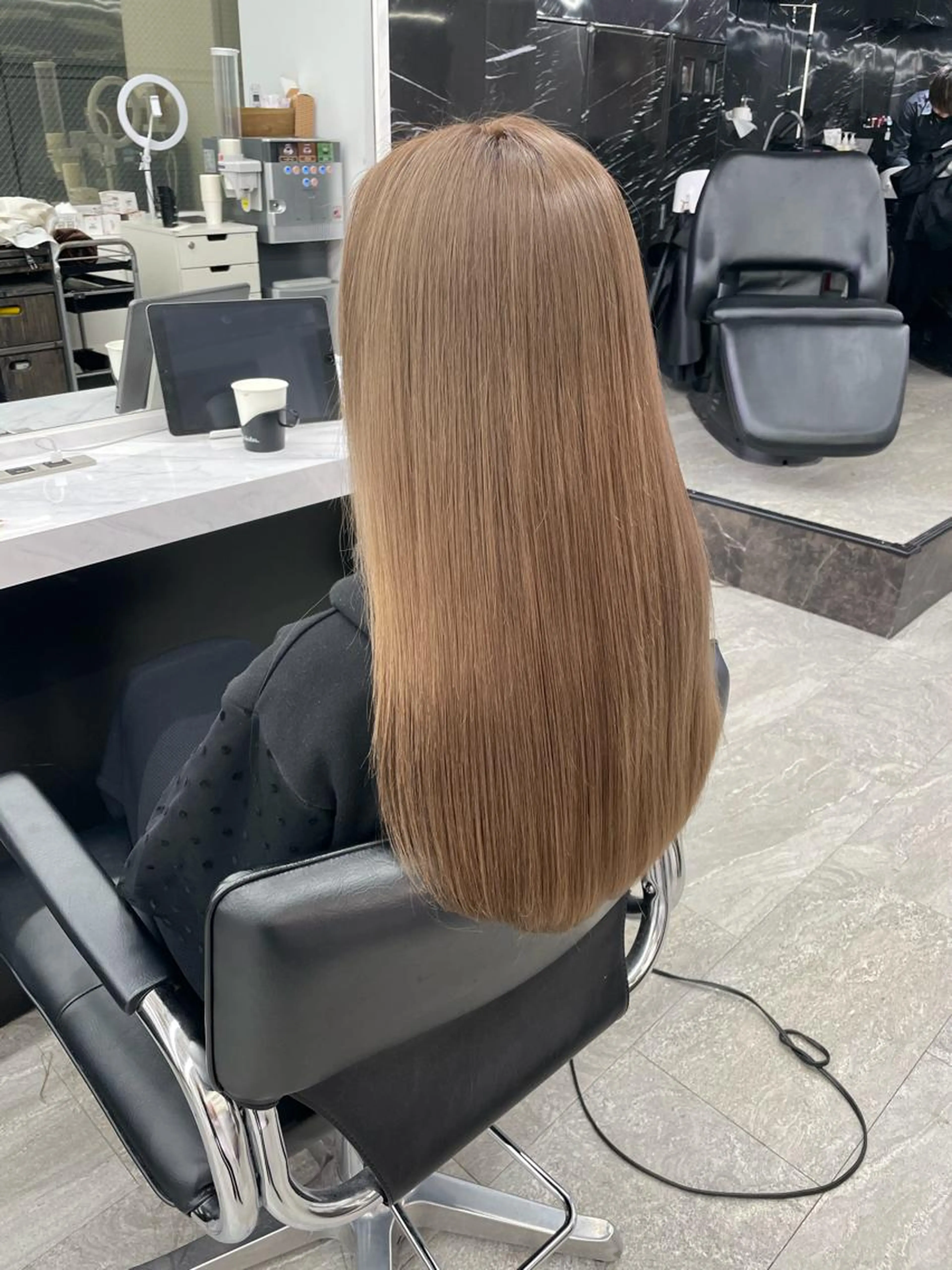 🌈オススメ🌈エクステ付けたままカラー+オッジィオットトリートメント✨の写真