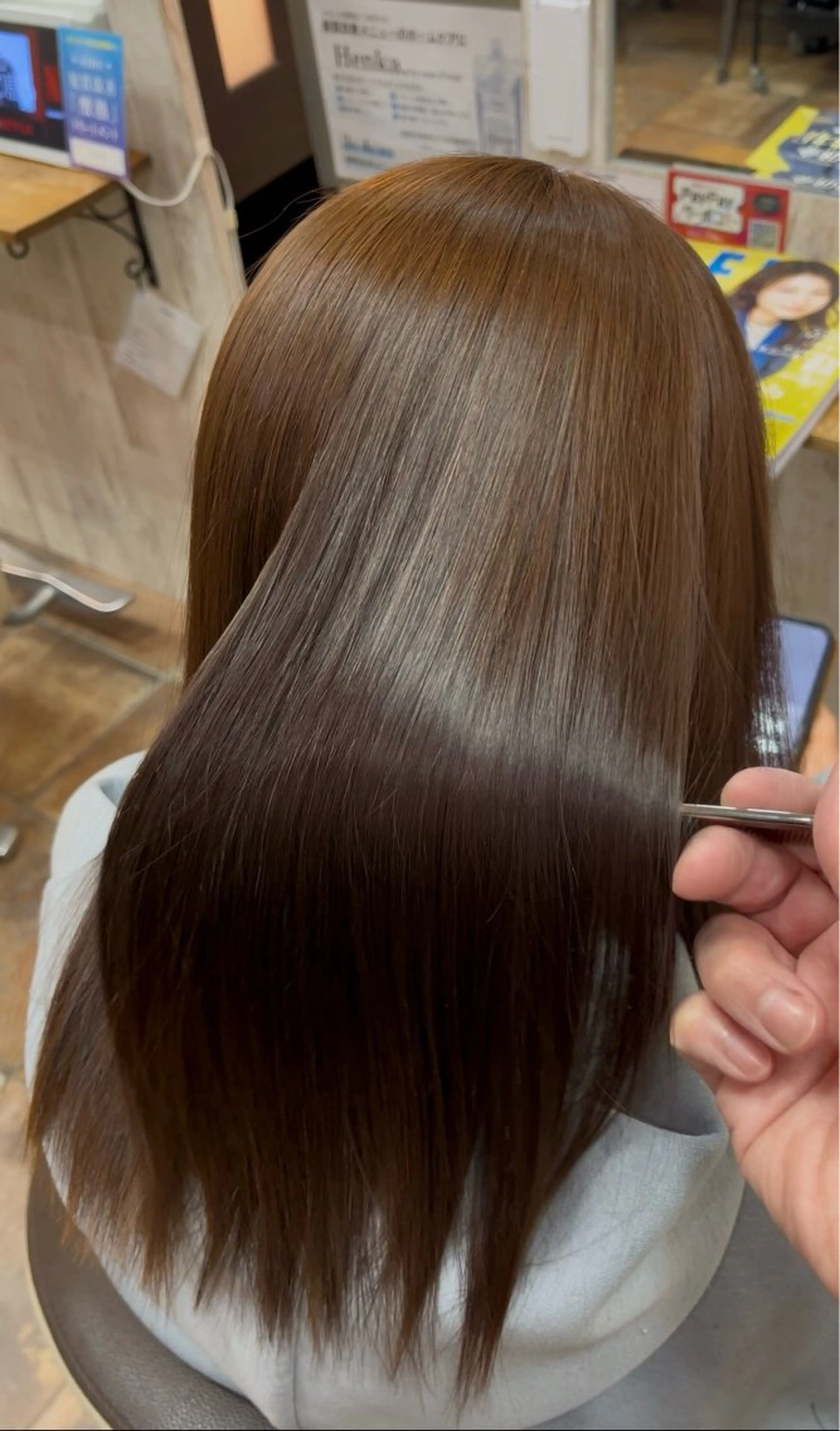 ロング トリートメント 佐藤 優のヘアスタイル
