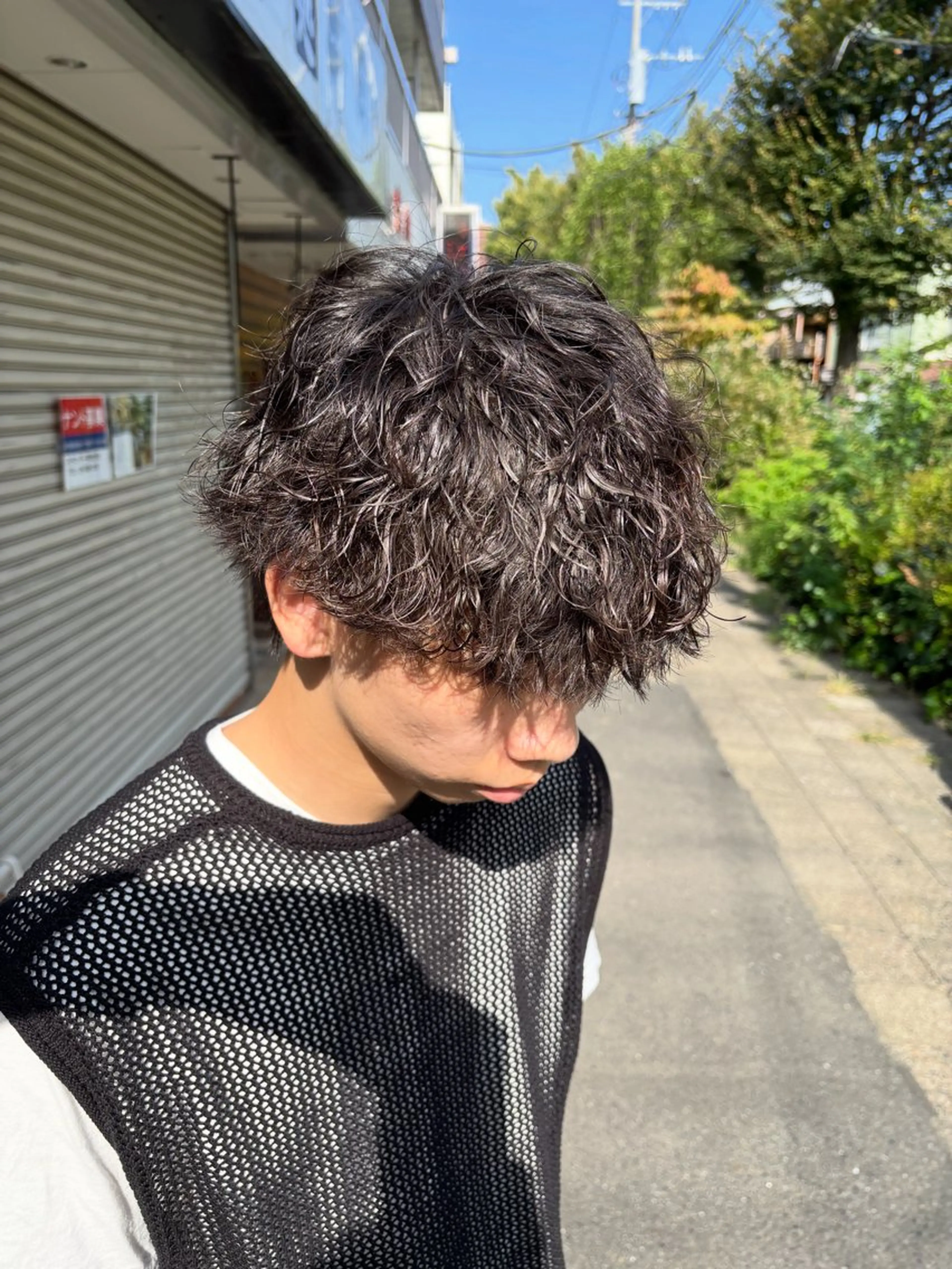 【3月限定価格🌸】メンズカット＋波巻きスパイラル+トリートメント付‼️¥14.000 #町田 #波巻きスパイラルの写真